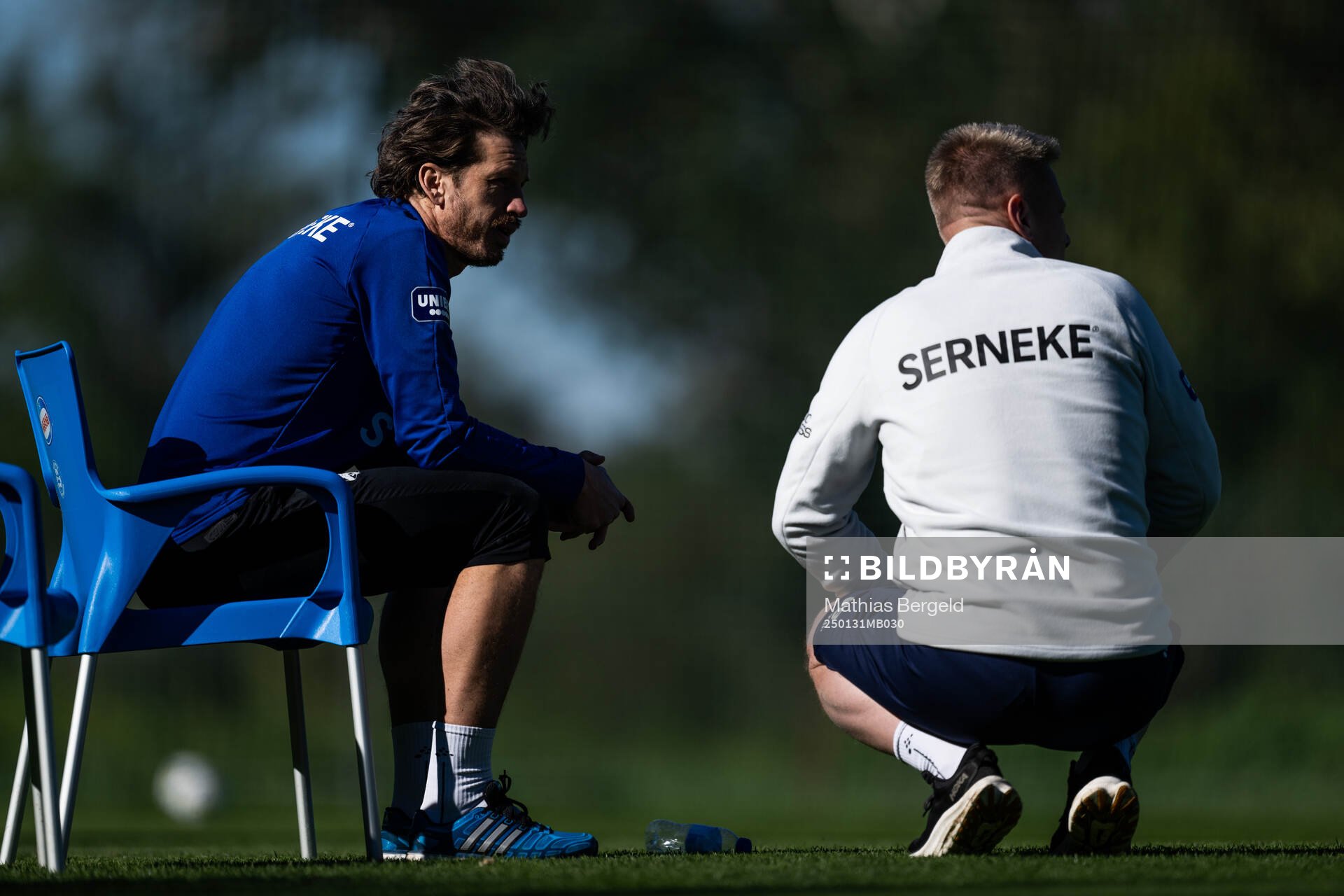 Gustav Svensson och tränare Stefan Billborn