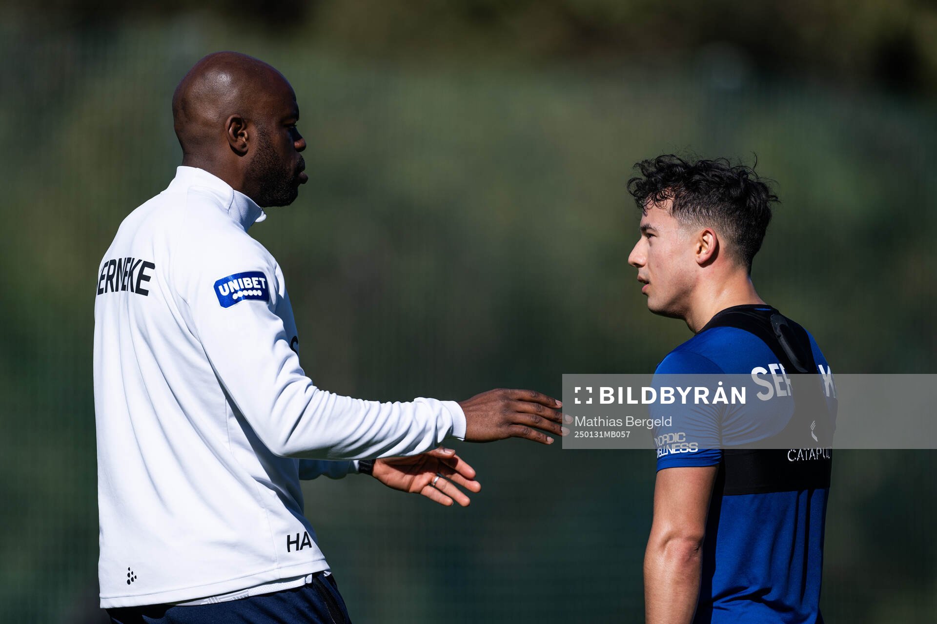 Fystränare Hakeem Araba och Hussein Carneil