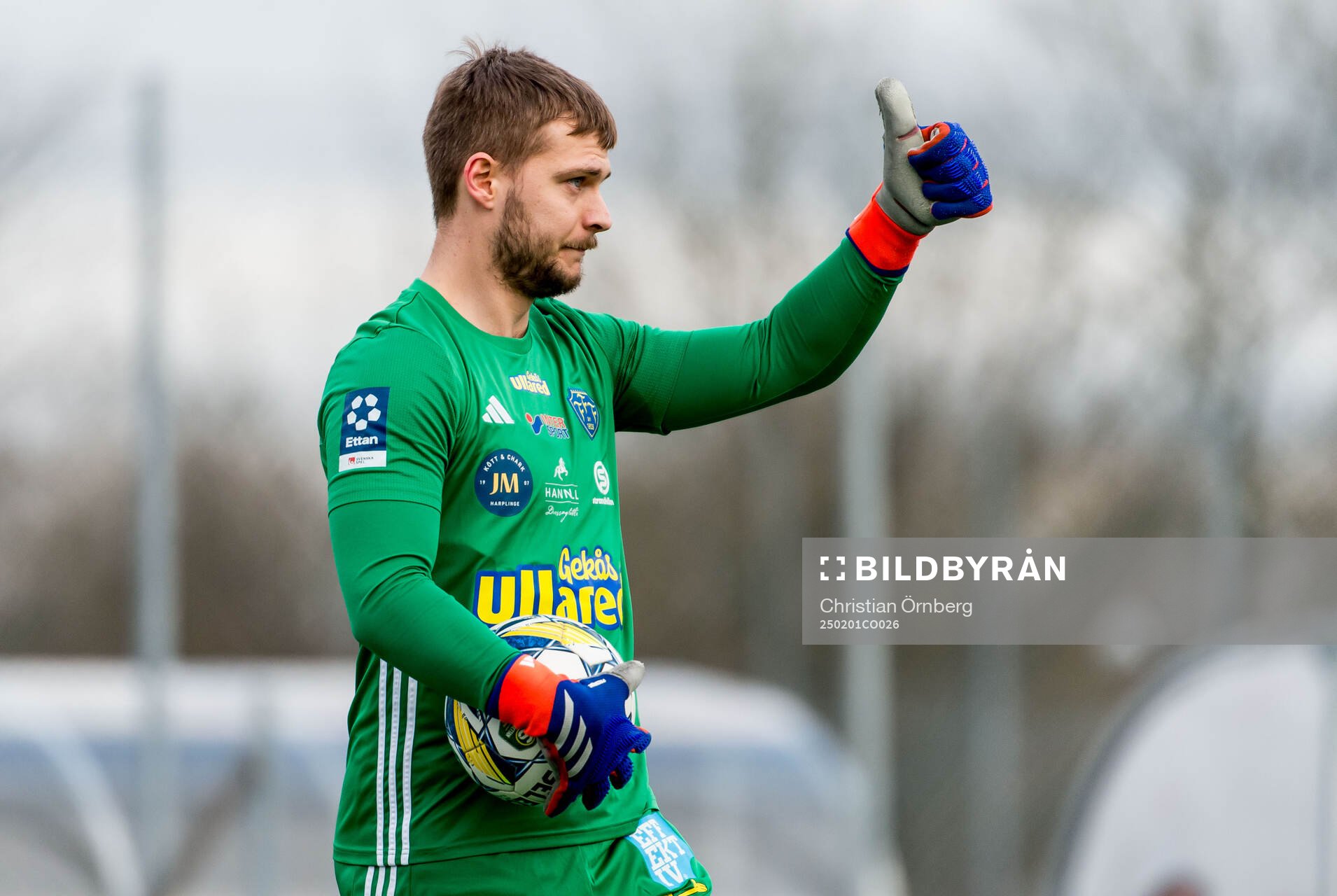 Falkenbergs målvakt Anton Andersson