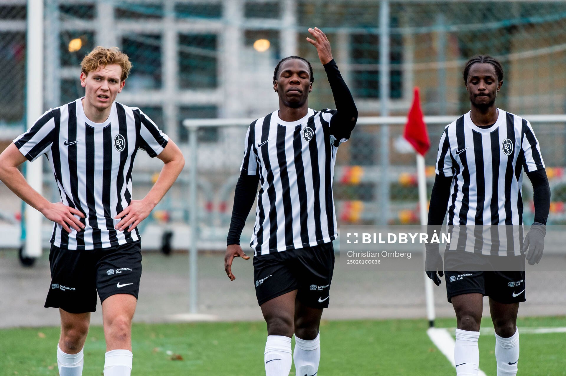 Landskronas Melker Jonsson, Xavier Odhiambo och Max'Med