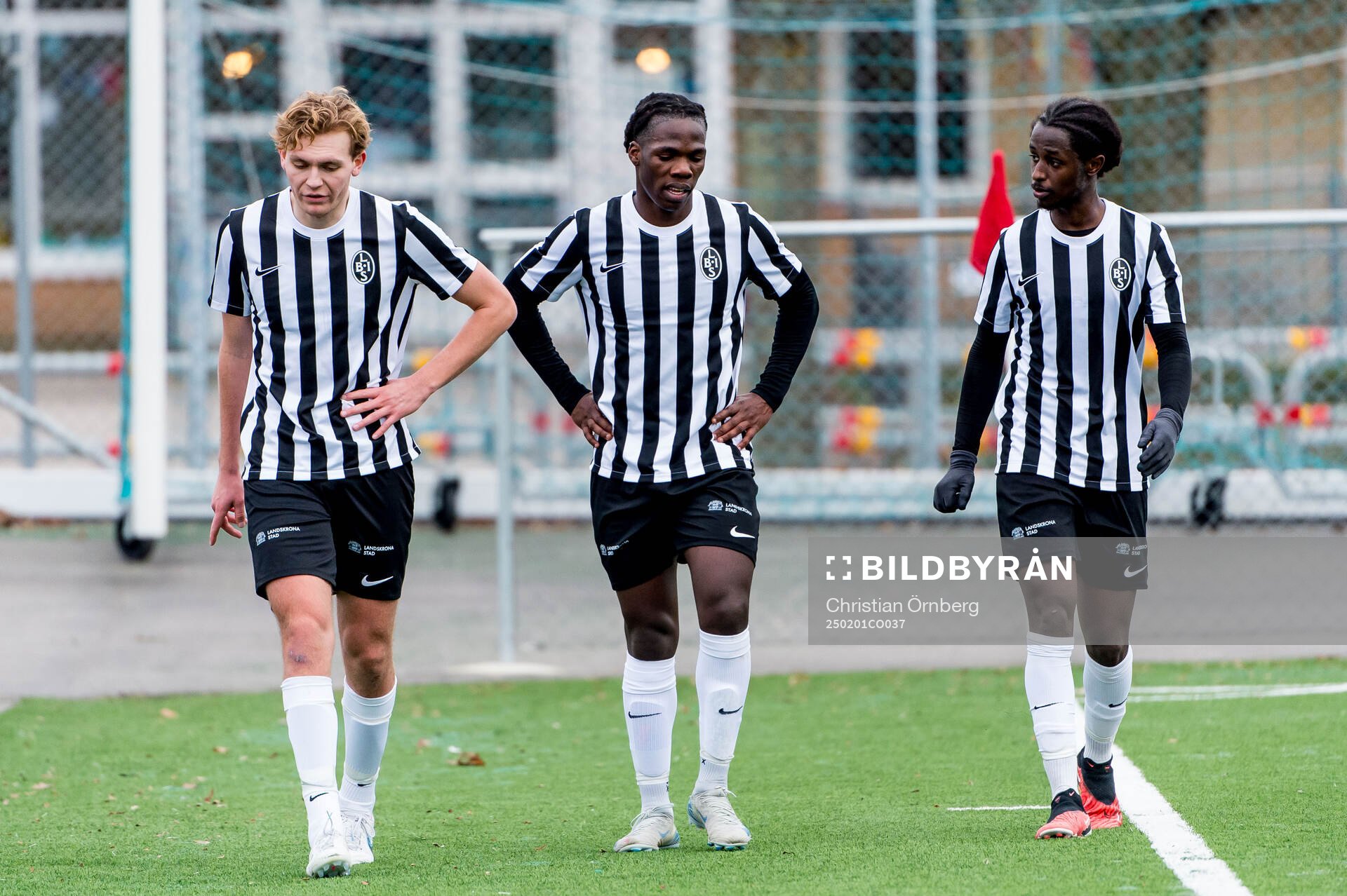 Landskronas Melker Jonsson, Xavier Odhiambo och Max'Med