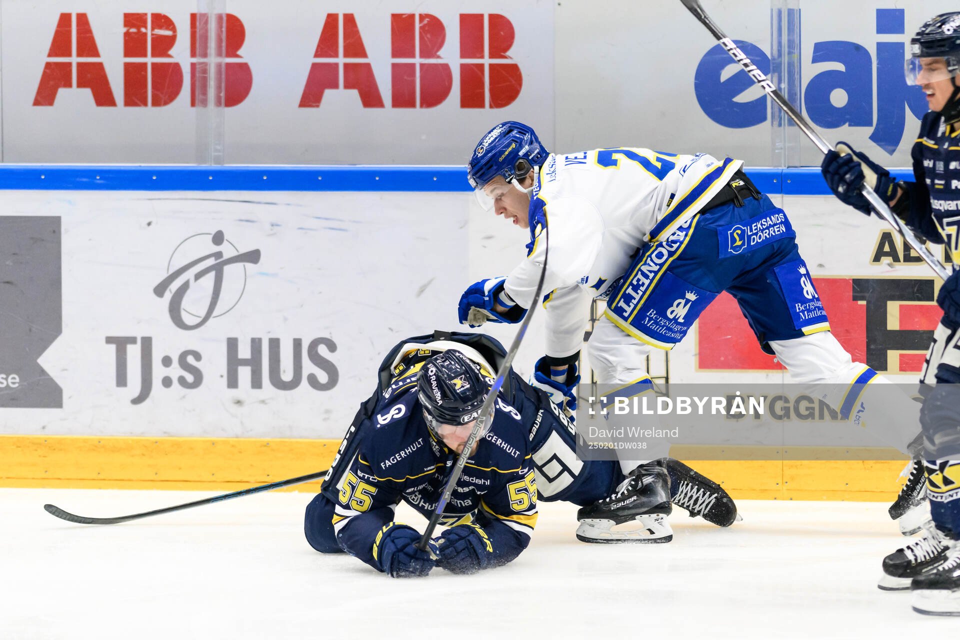 HV71s Mikael Seppälä och Leksands Lukas Vejdemo