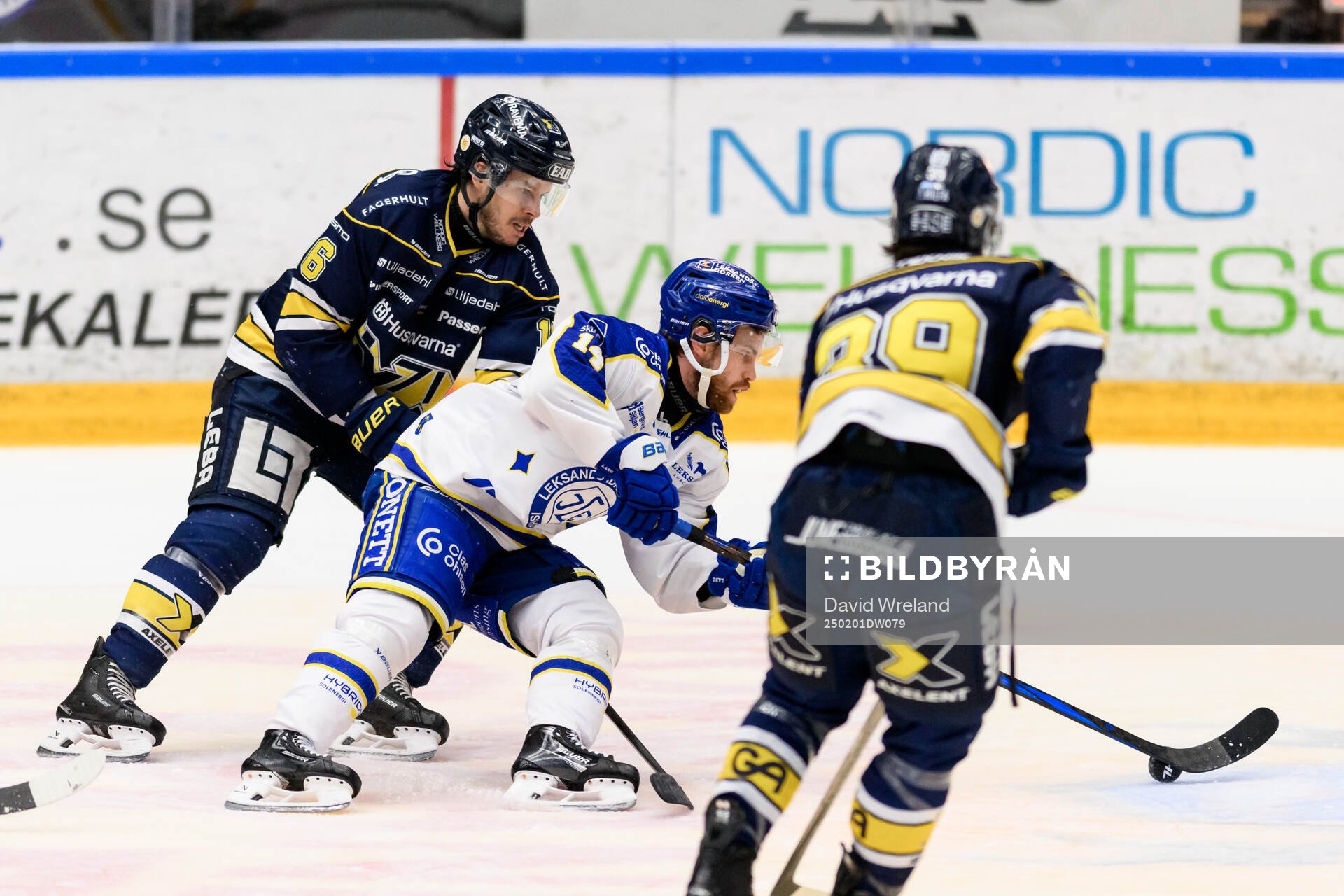 HV71s Tanner Kero och Leksands Oskar Lang