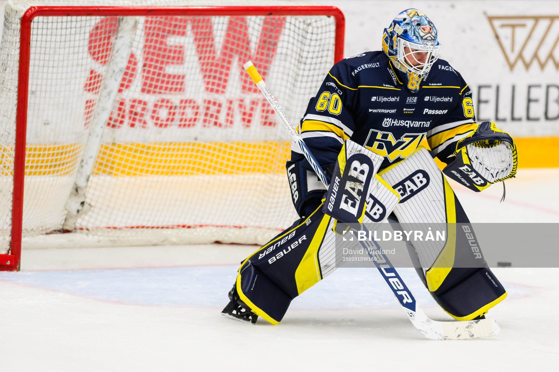 HV71s målvakt Hugo Alnefelt