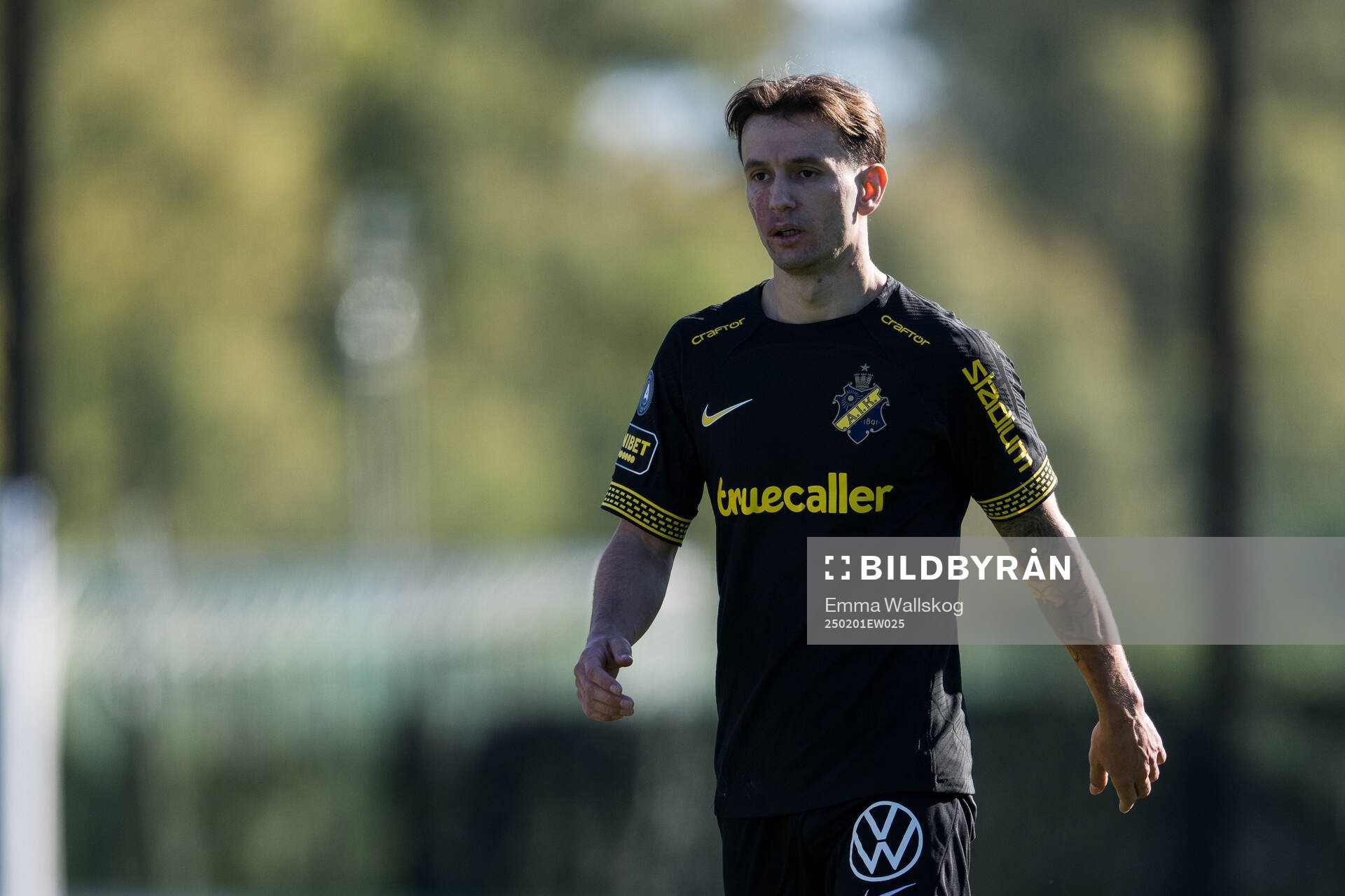Bersant Celina of AIK looks dejected