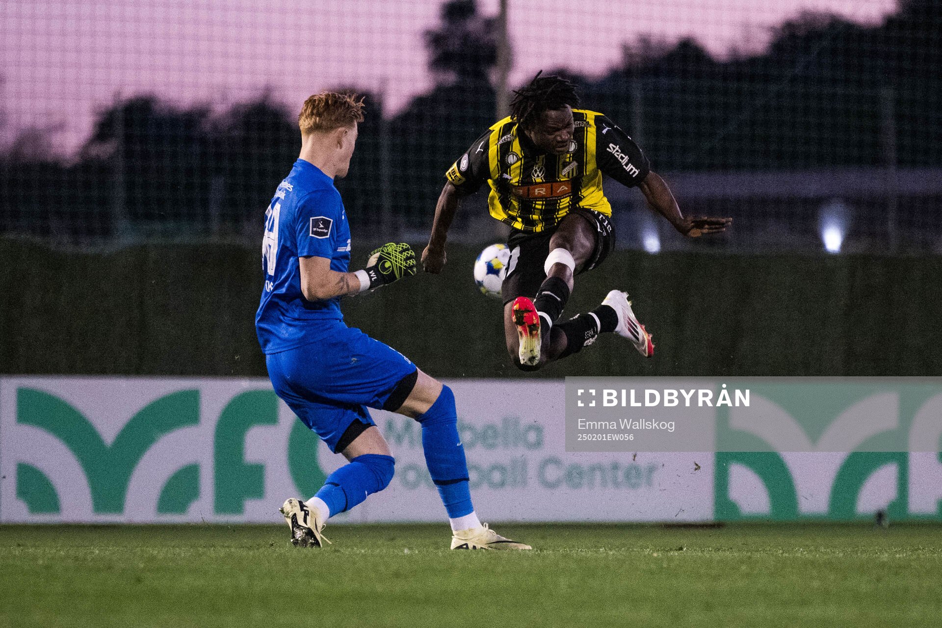 Goalkeeper William Lykke of FC Nordsjälland and Severin