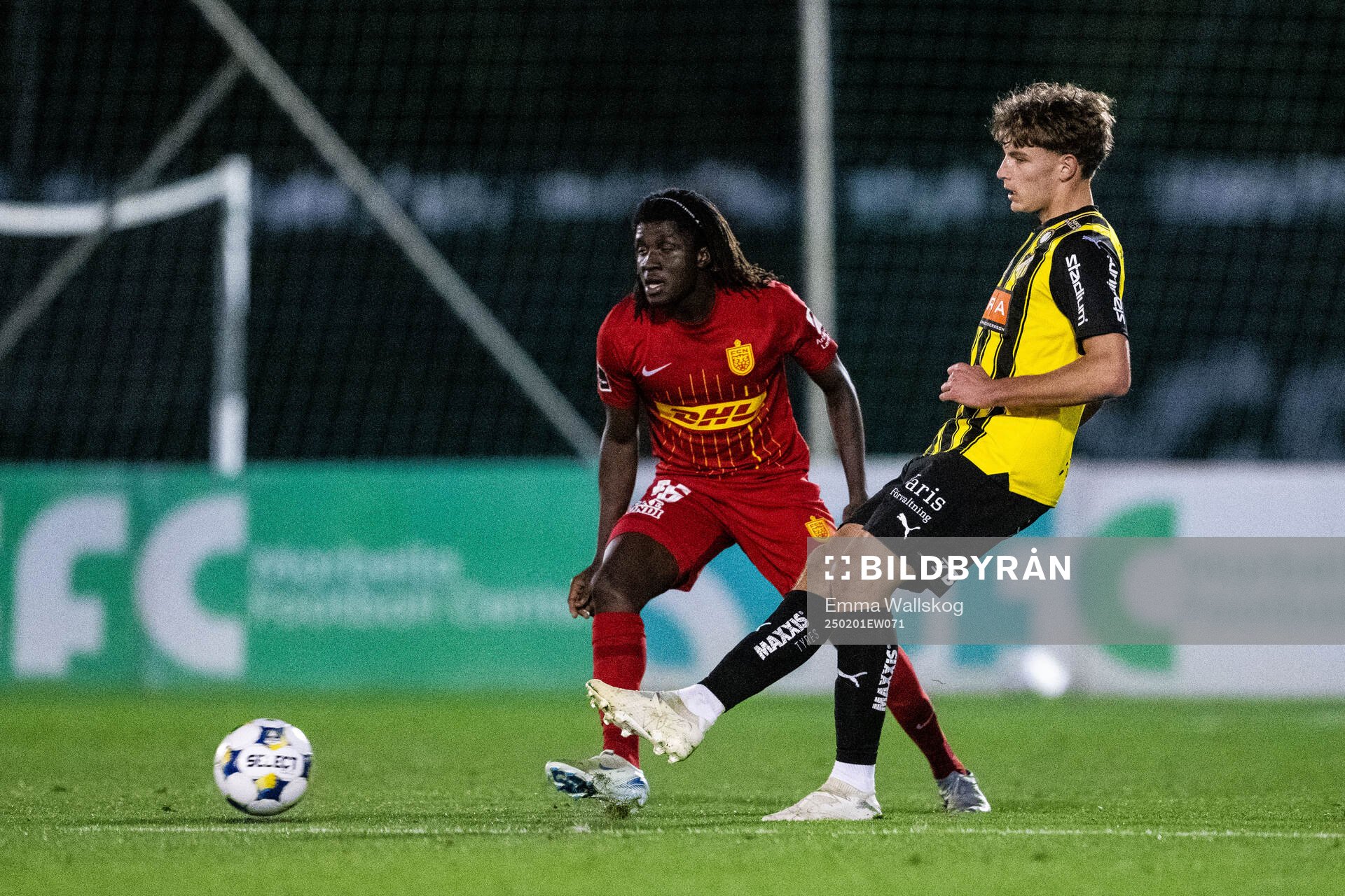 Alexander Garbowski of Häcken during the friendly football match between FC Nordsjälland and Häcken on February 1, 2025 in Marbella. 