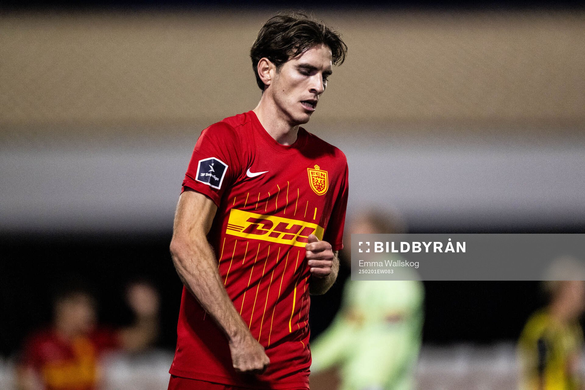 Milan Iloski of FC Nordsjälland celebrates
