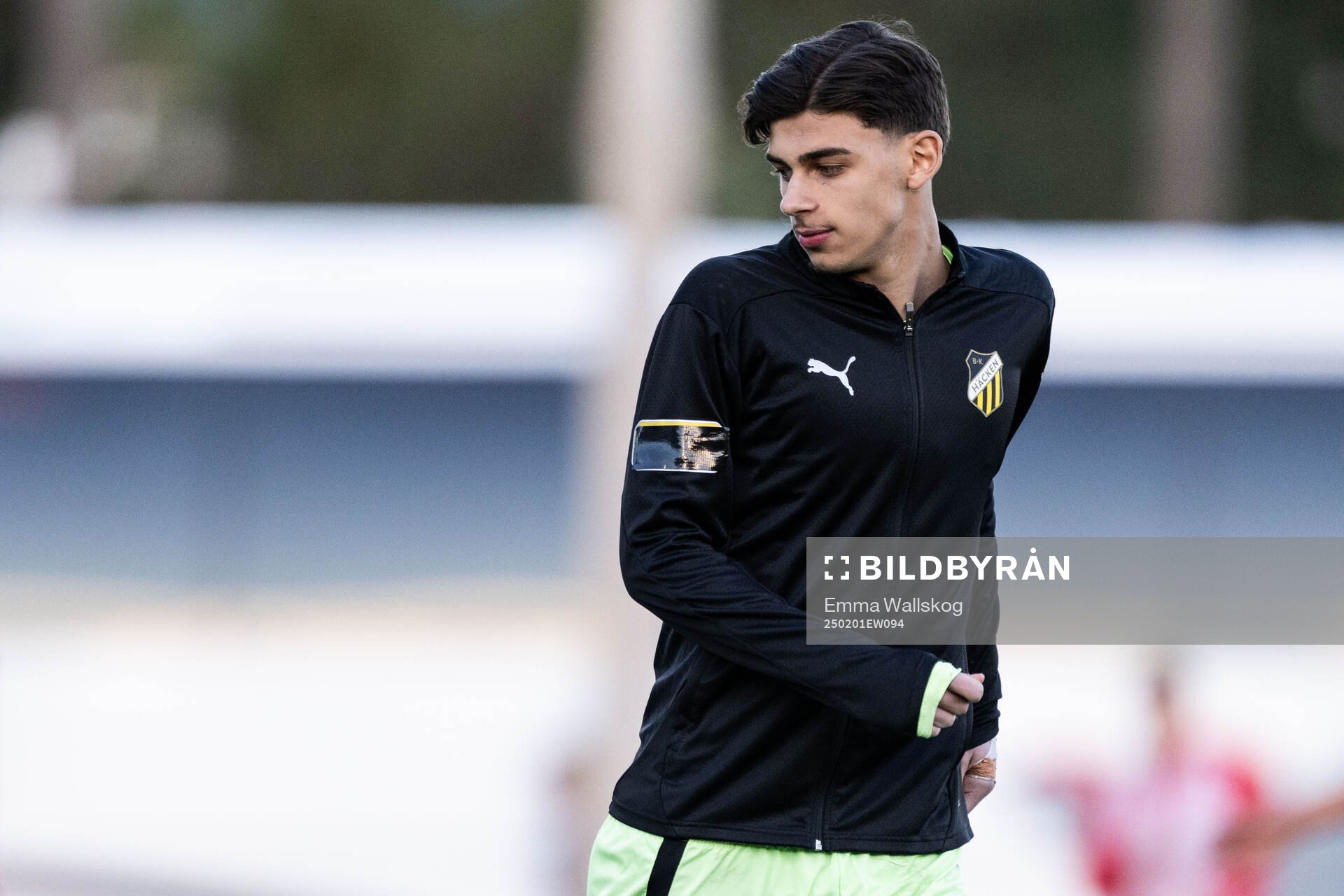 Goalkeeper Kristian Marinkovic of Häcken during the friendly football match between FC Nordsjälland and Häcken on February 1, 2025 in Marbella.