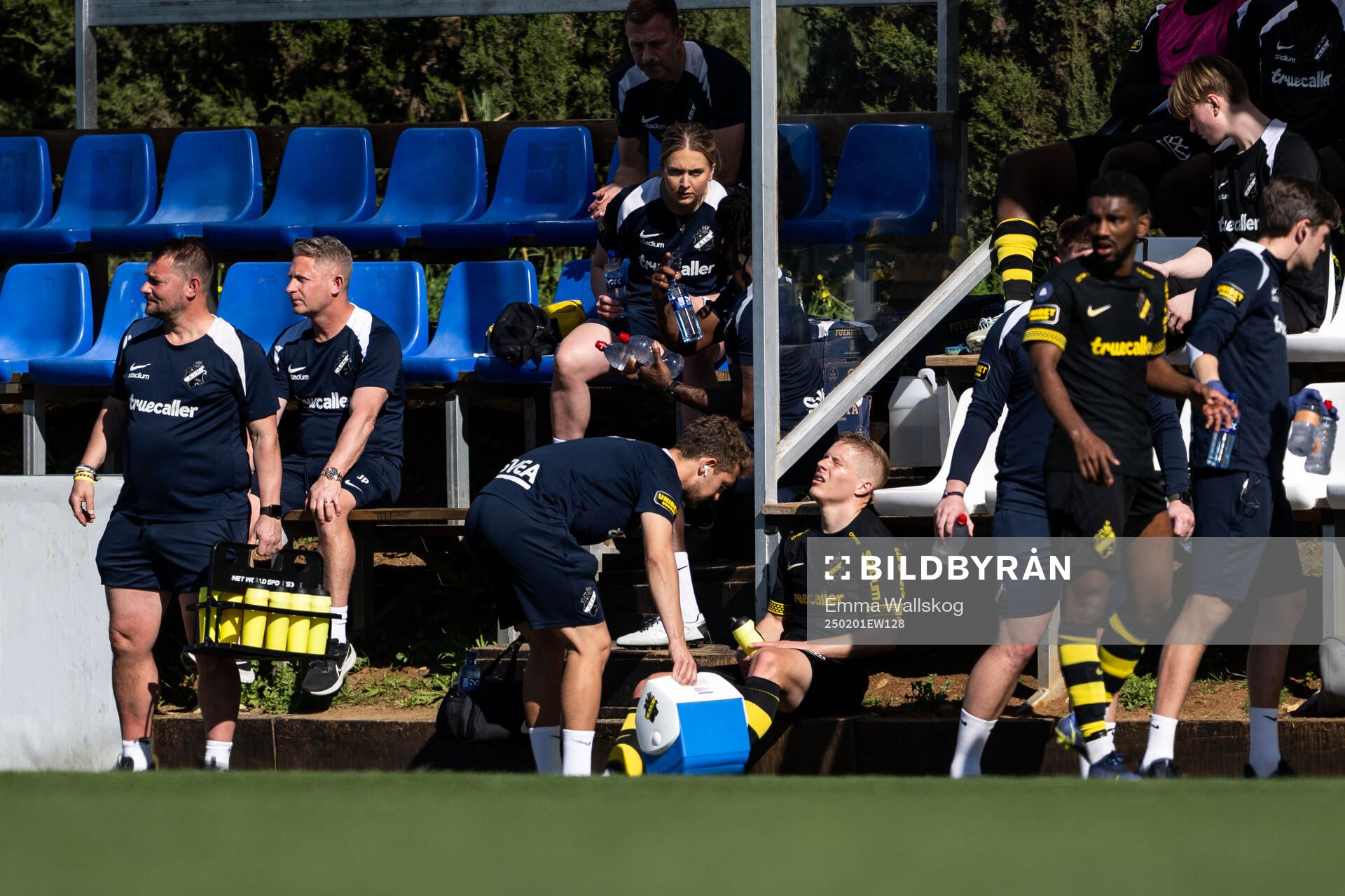 Jere Uronen of AIK in pain
