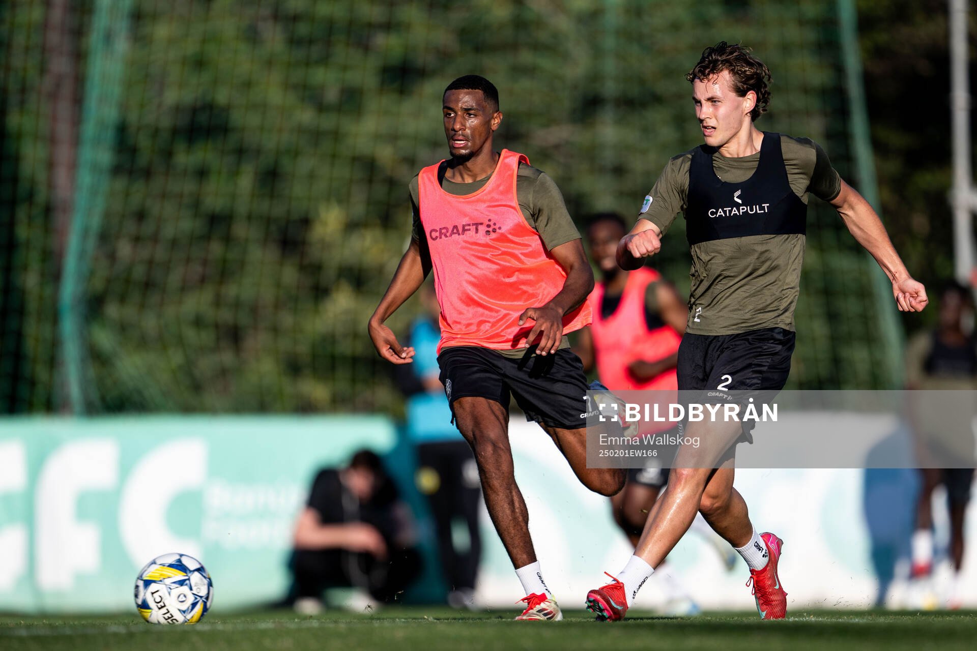 Hammarbys Paulos Abraham och Hampus Skoglund