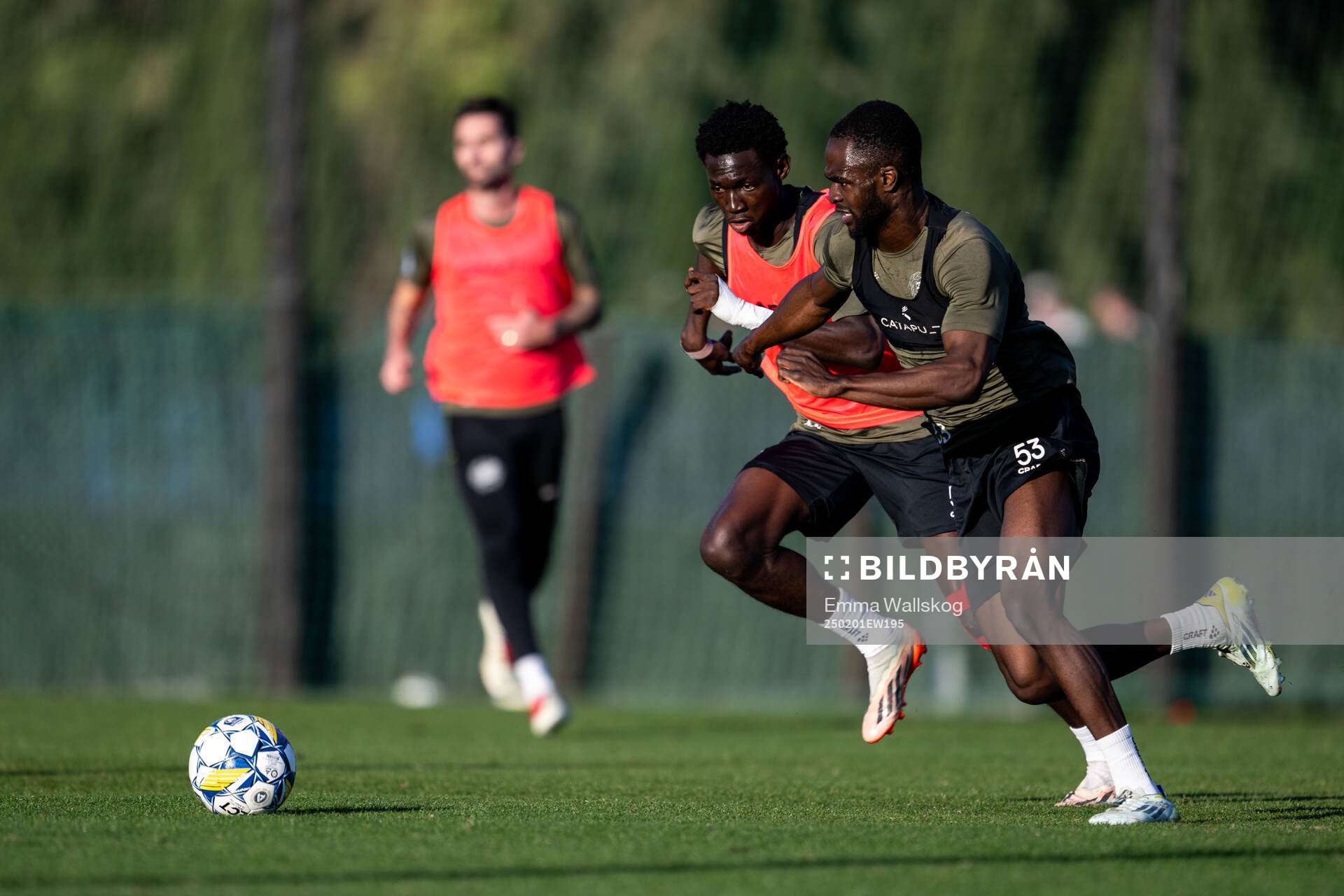 Hammarbys Raymond Dwomoh och Adam Akimey