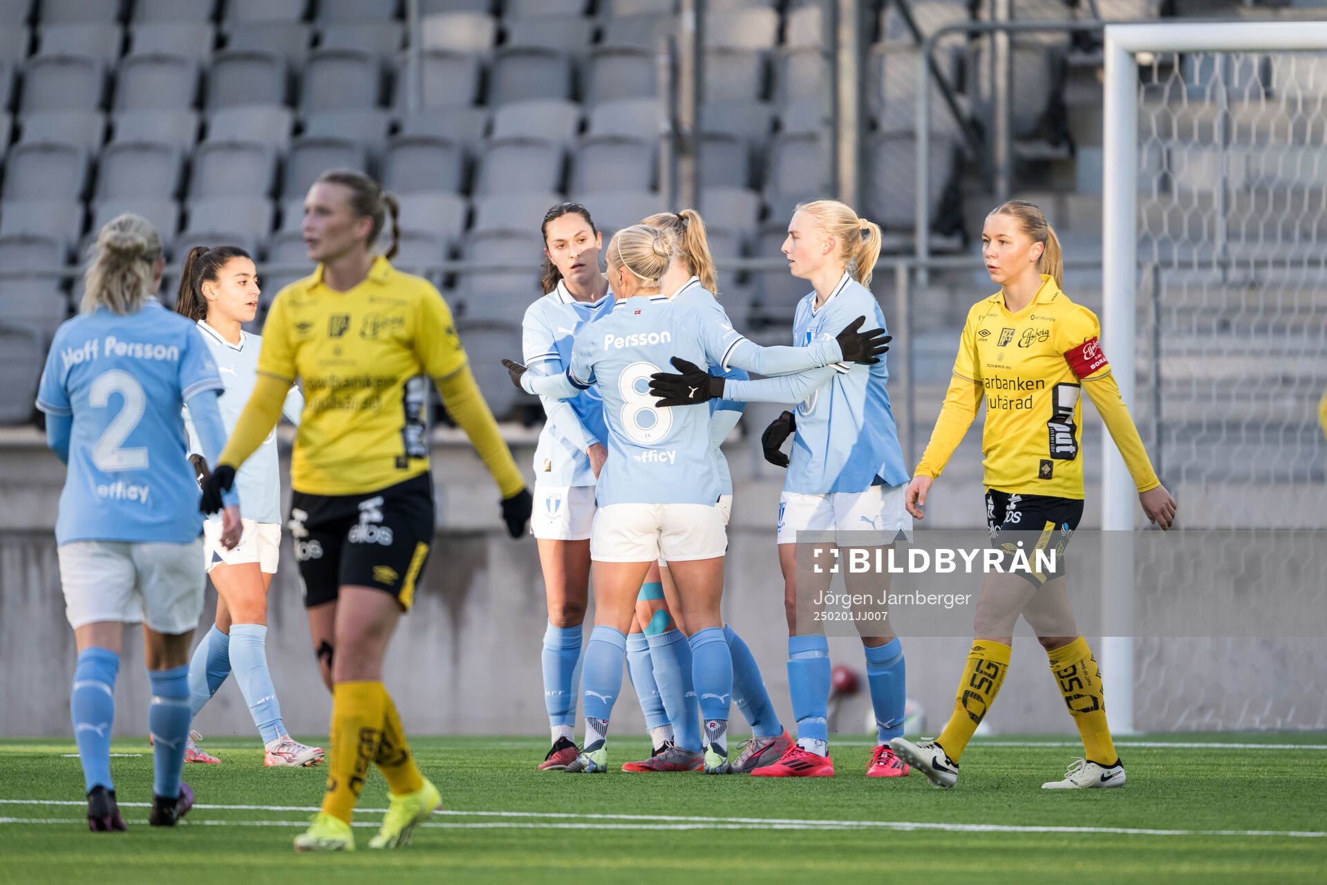 Malmö FF spelare jublar
