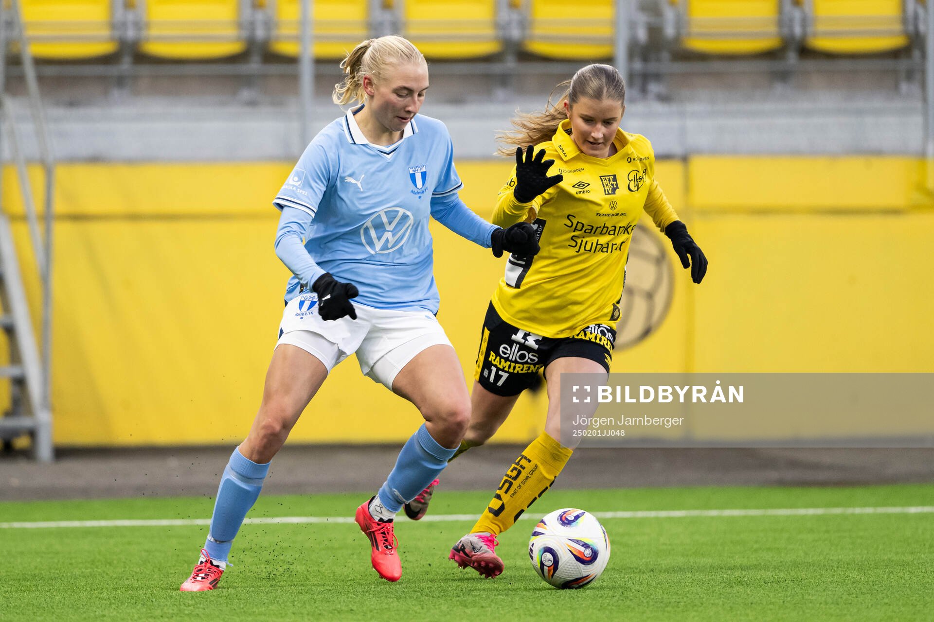 Malmö FFs Stinalisa Johansson och Elfsborgs Meja Harrysson