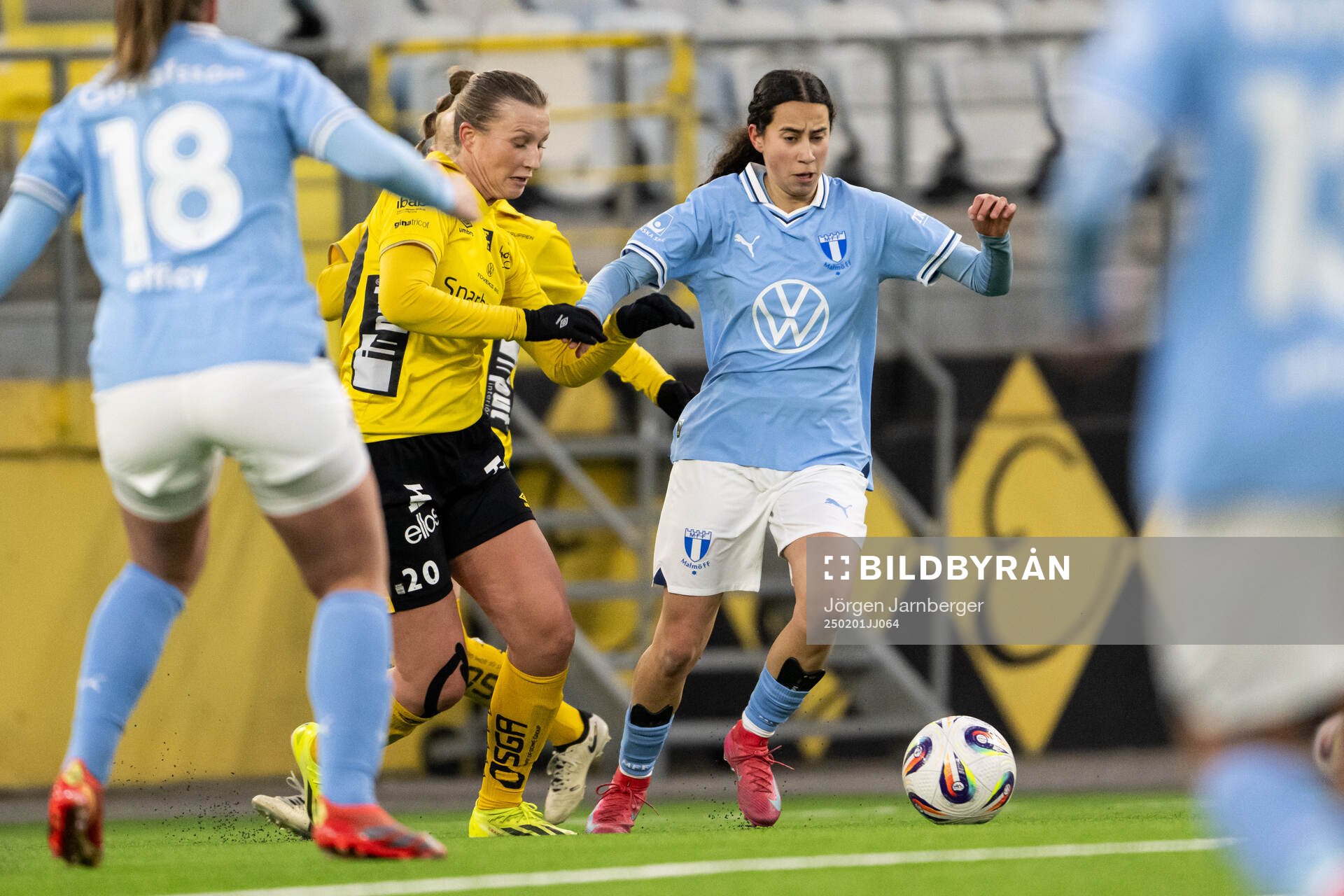 Elfsborgs Selma Berggren och Malmö FFs Mayar Khatawi