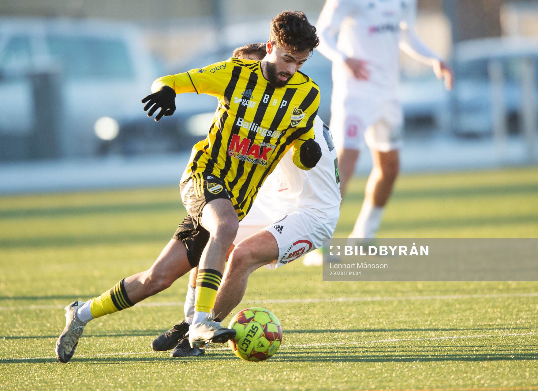IFK Hässleholms Rahel Omed Nader i träningsmatchen mellan