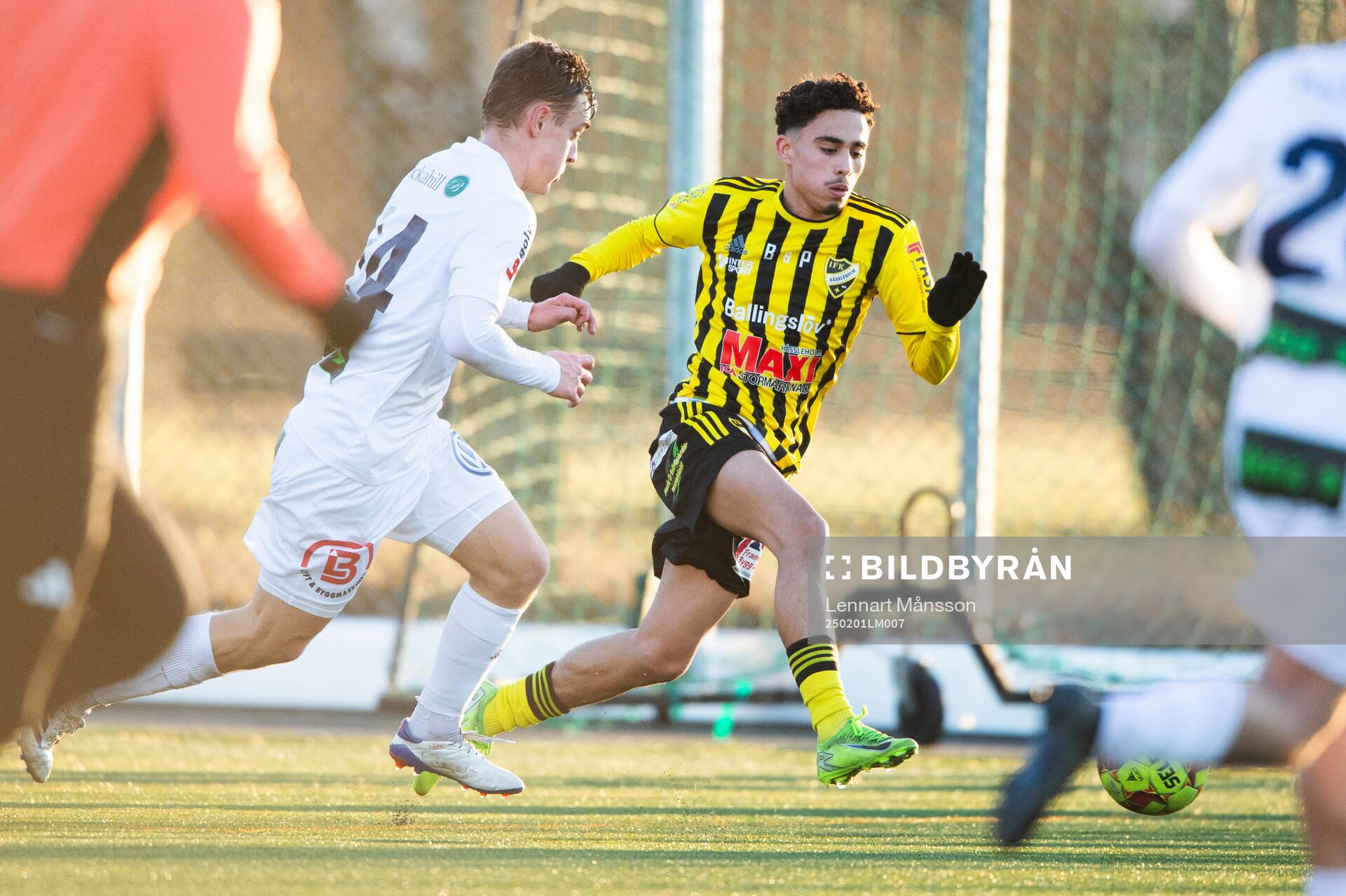 IFK Hässleholms Zeidan Sala i träningsmatchen mellan IFK