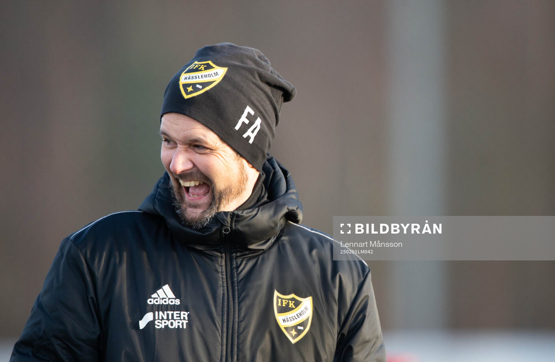 IFK Hässleholms tränare Fredrik Ahlgren i