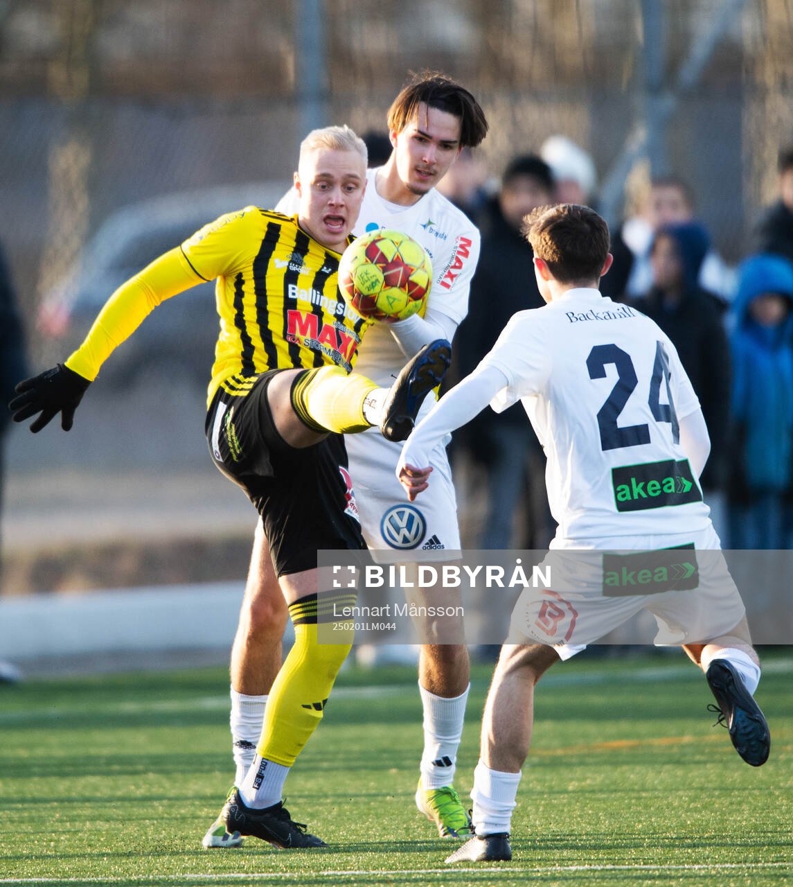 IFK Hässleholms Alexander Sjöström i träningsmatchen