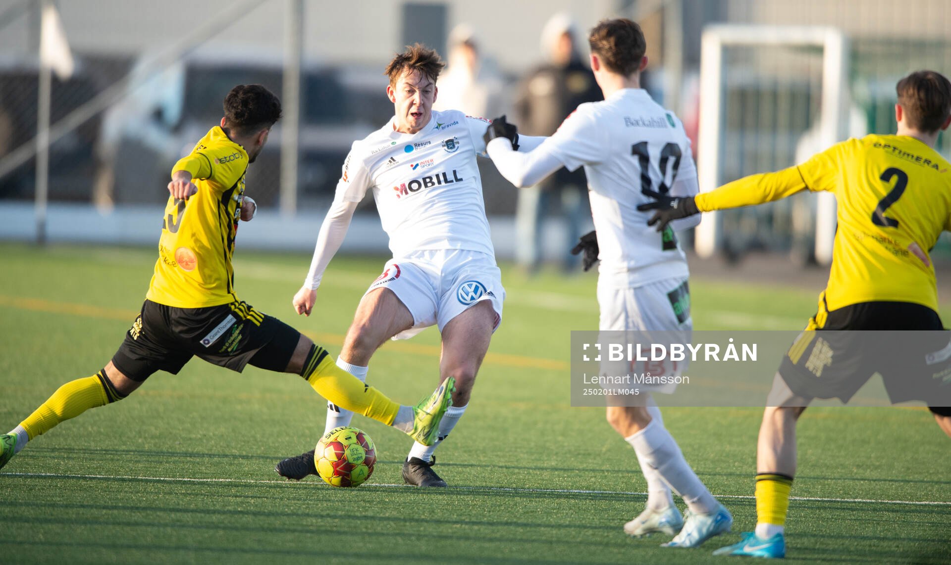 i träningsmatchen mellan IFK Hässleholm och Ängelholms