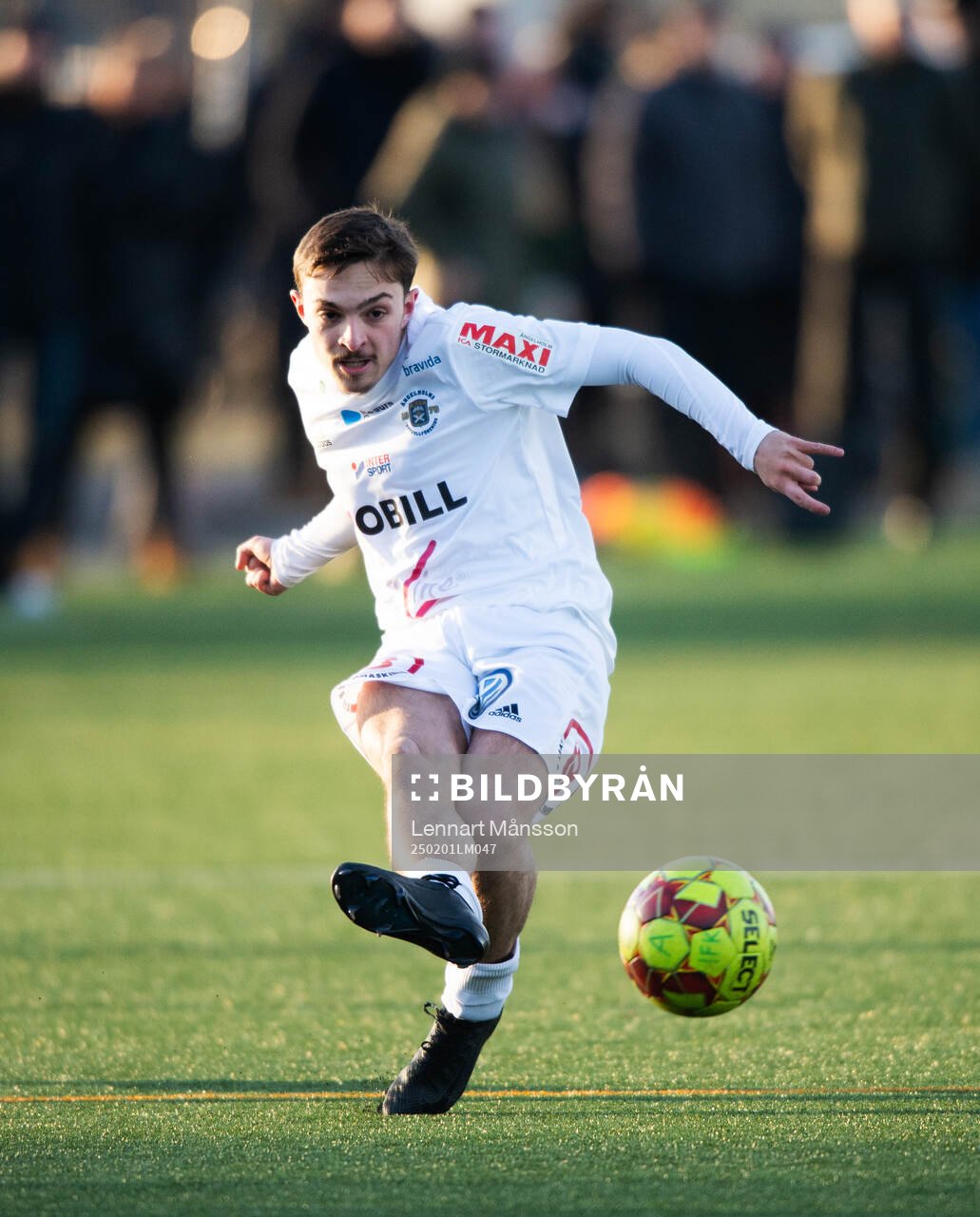 Ängelholms  i träningsmatchen mellan IFK Hässleholm och