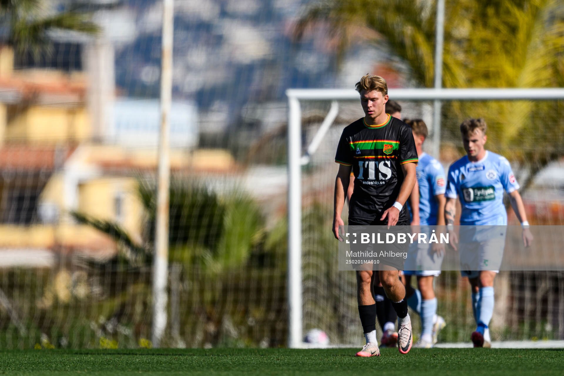 Rasmus Niklasson Petrovic of GAIS looks dejected