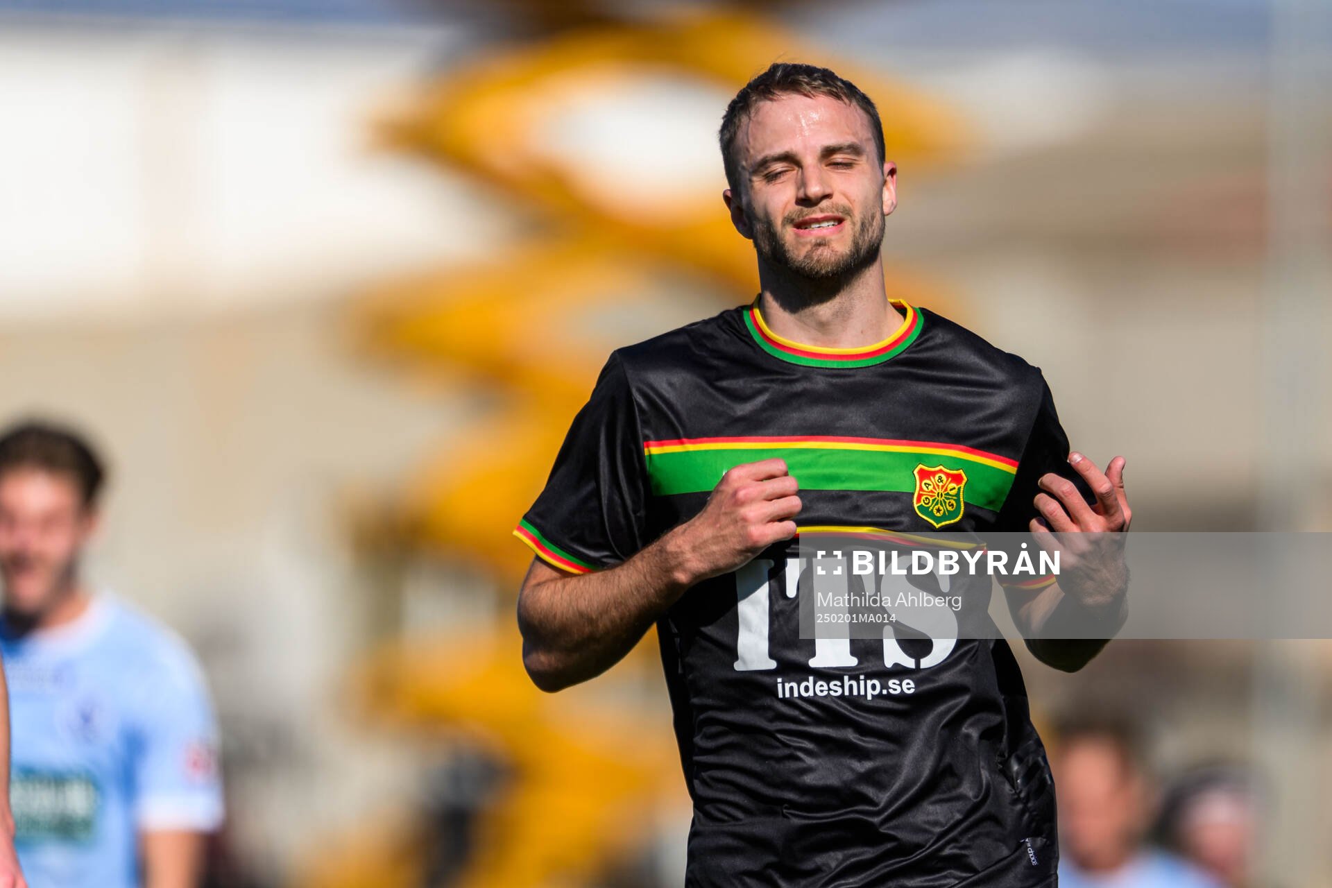 Gustav Lundgren of GAIS looks dejected