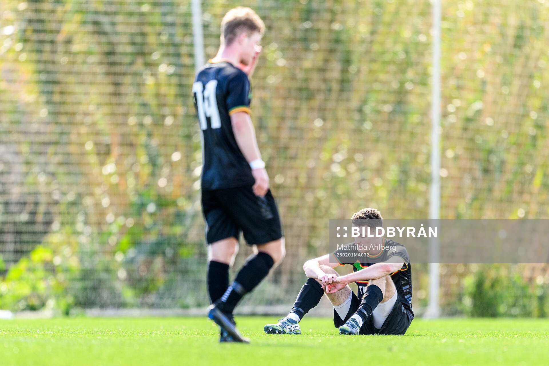 Anes Cardaklija of GAIS looks dejected