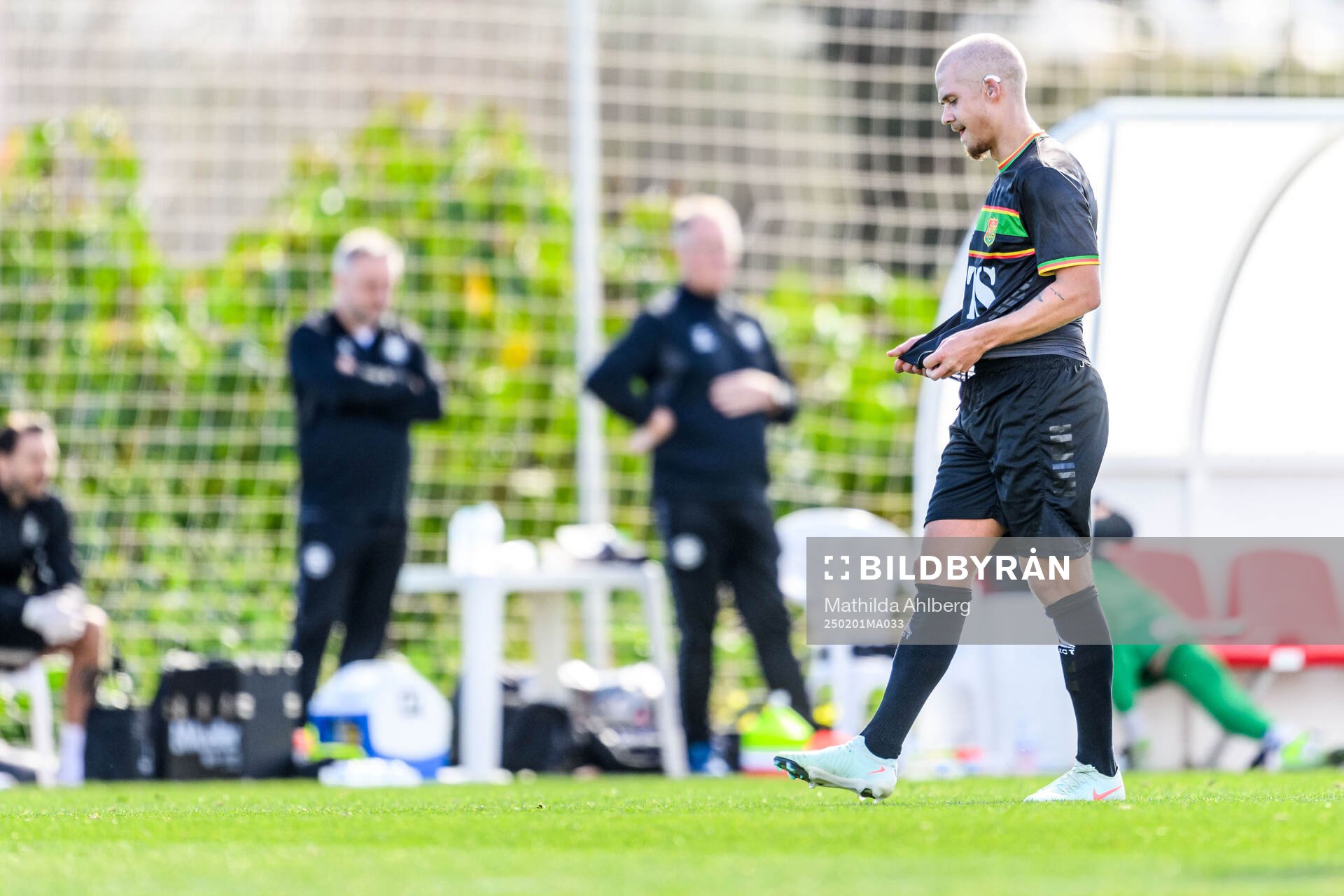 Kevin Holmén of GAIS looks dejected