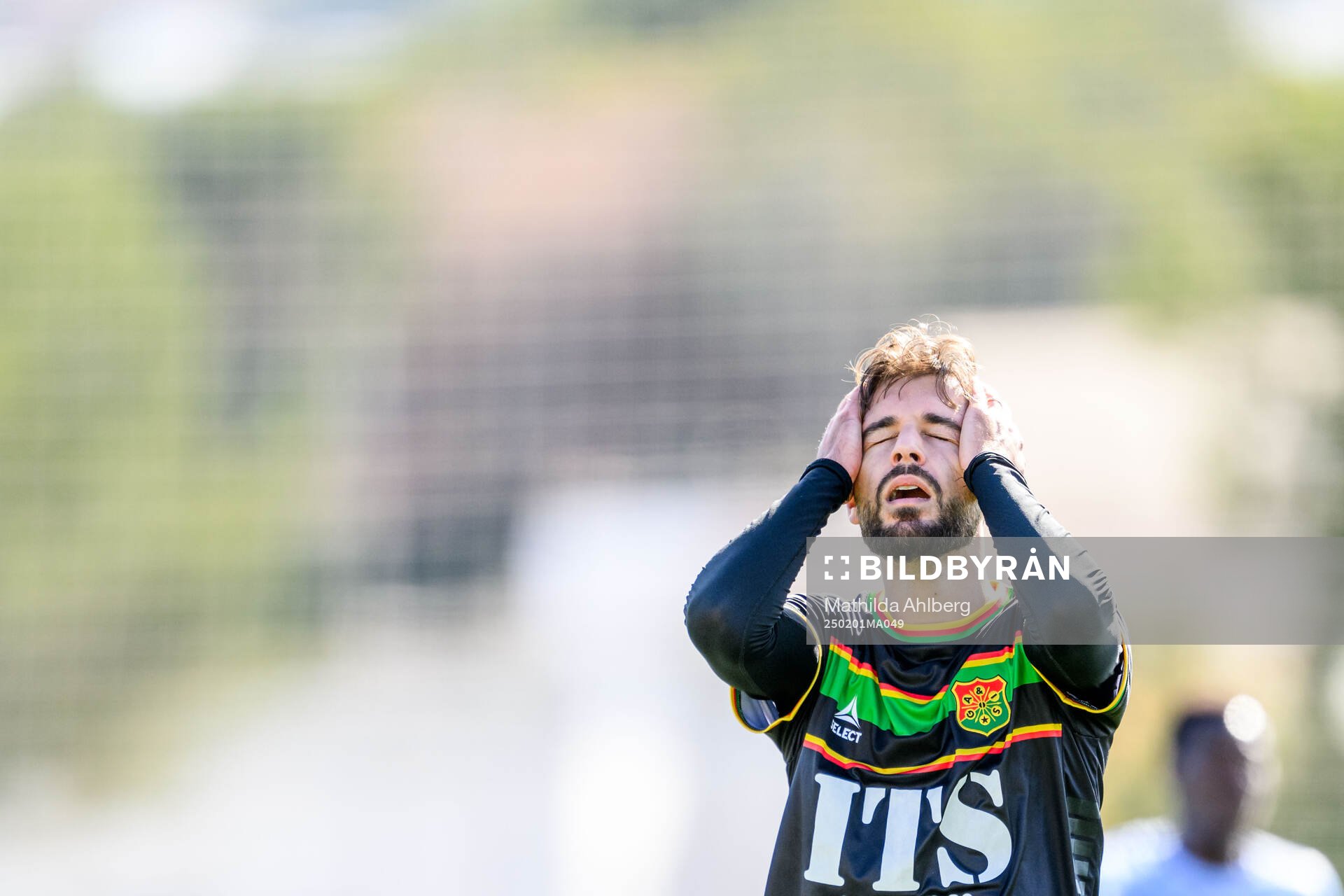 Edvin Becirovic of GAIS looks dejected