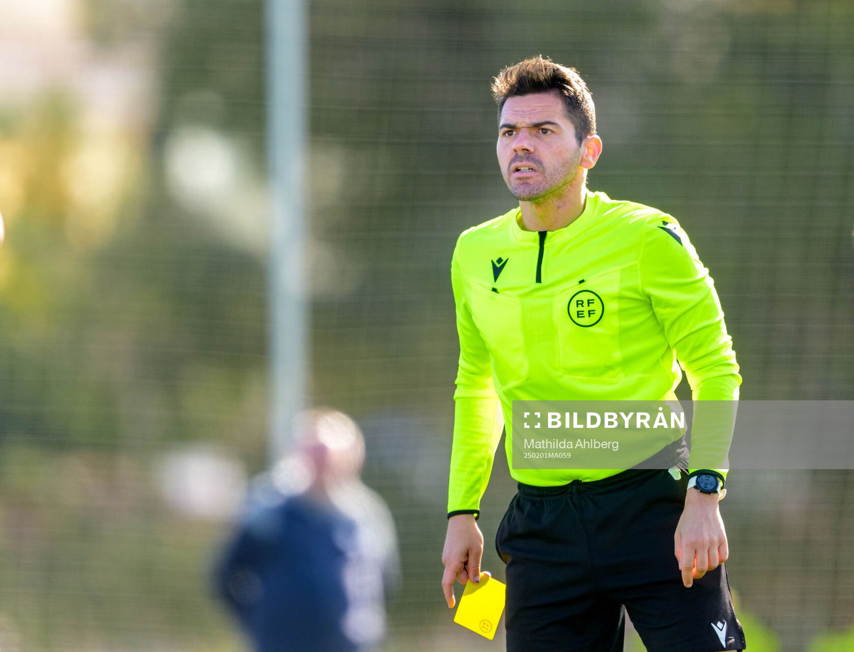 Referee Jose Martinez Vilches