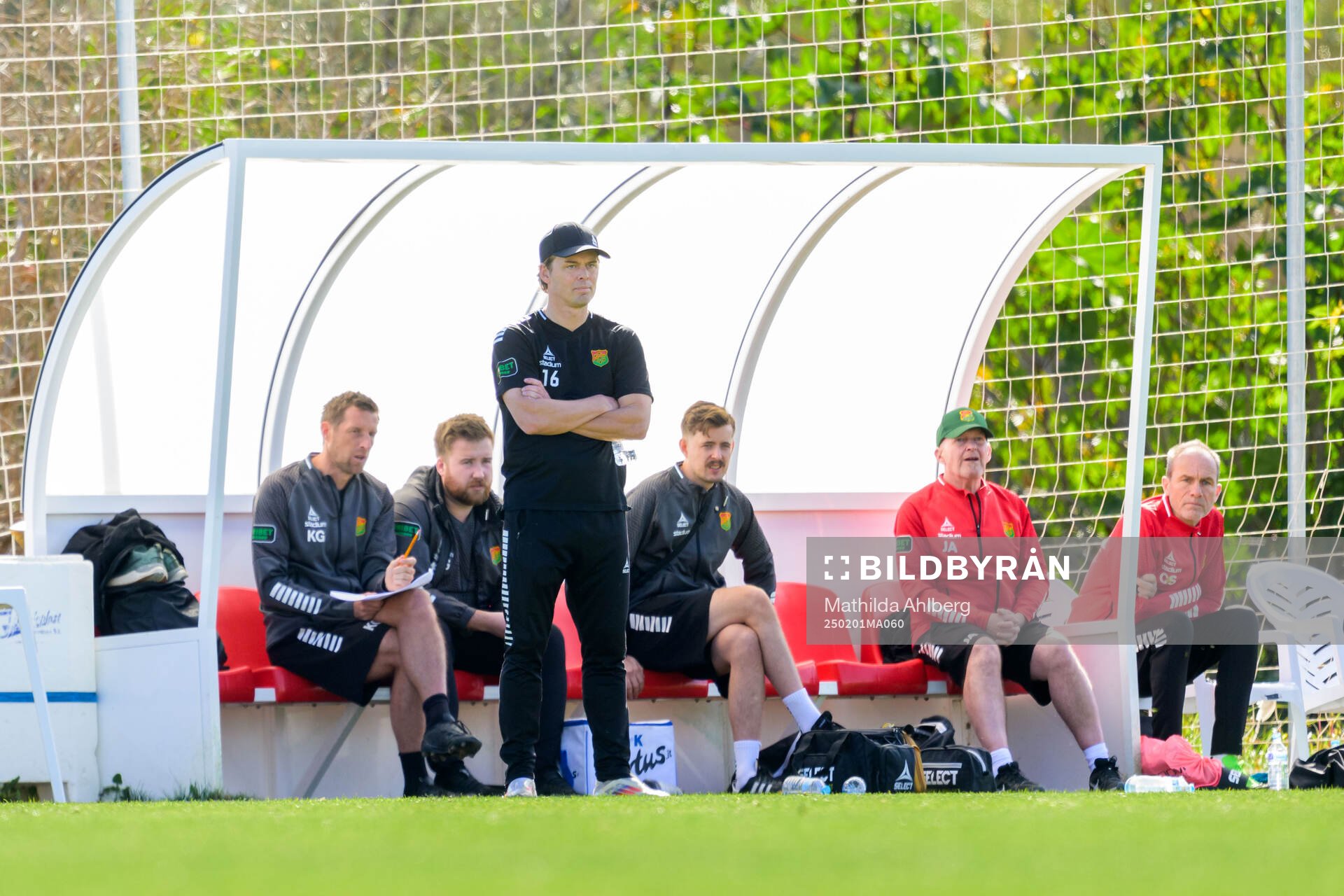 Head coach Fredrik Holmberg of GAIS