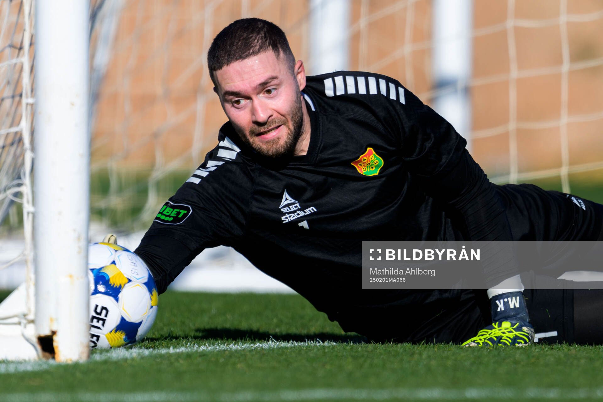GAIS målvakt Mergim Krasniqi