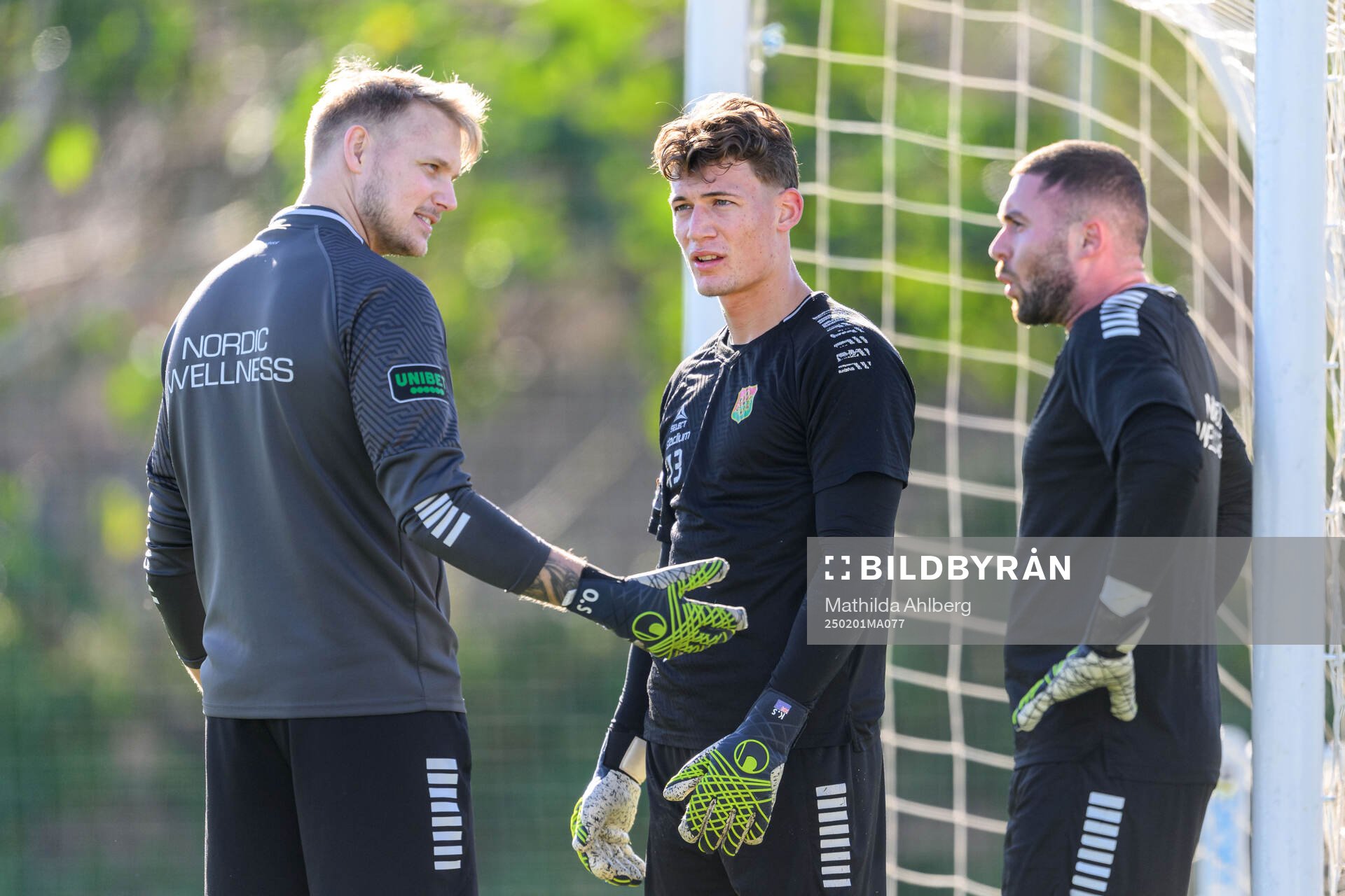 GAIS målvaktstränare Ole Söderberg, målvakt Kees Sims