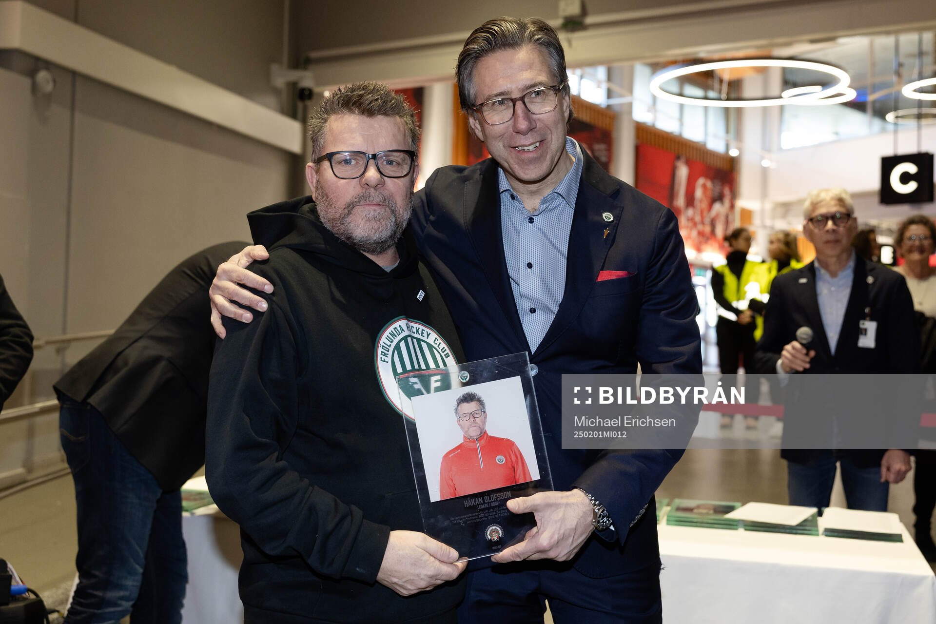 Frölundas materialförvaltare Håkan Olofsson och