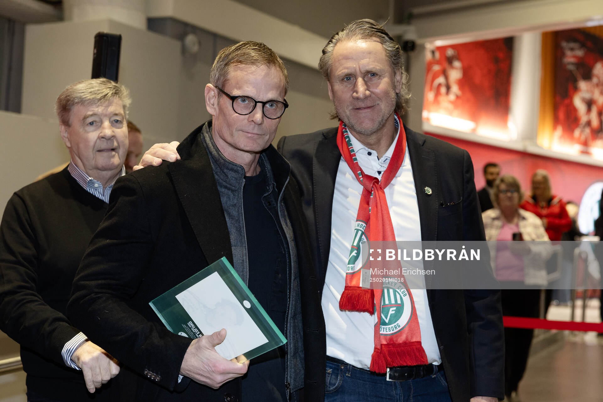 Frölundas fystränare Pär Edlund och styrelseledamot Kurt