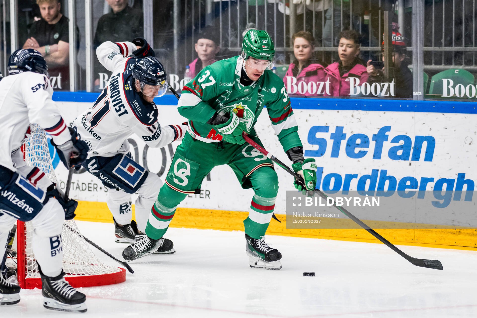Linköpings Henrik Törnqvist och Rögles Albin Sundsvik