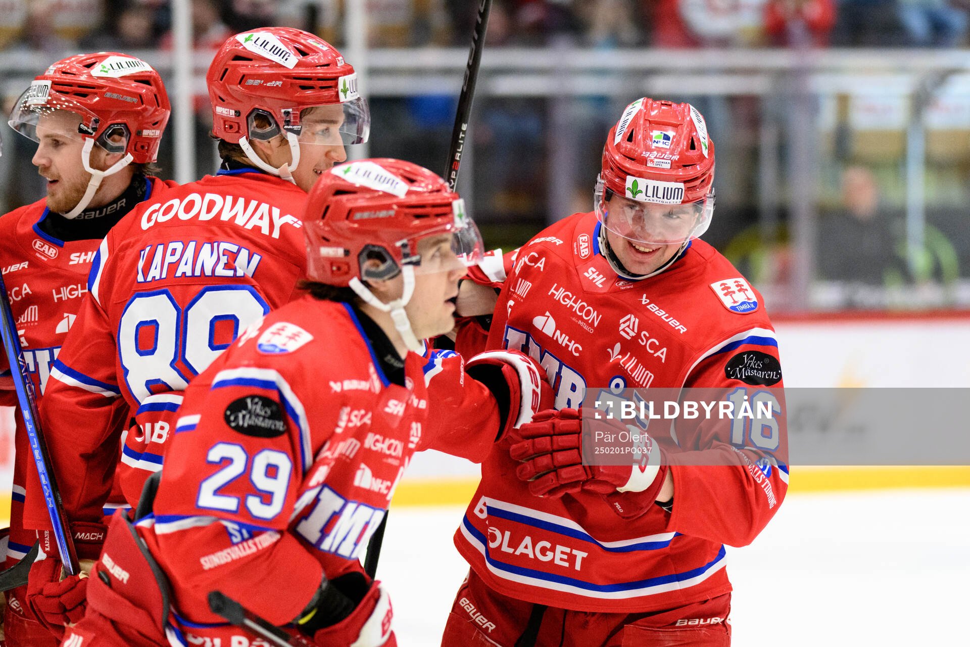 Timrås Lukas Pilö jublar