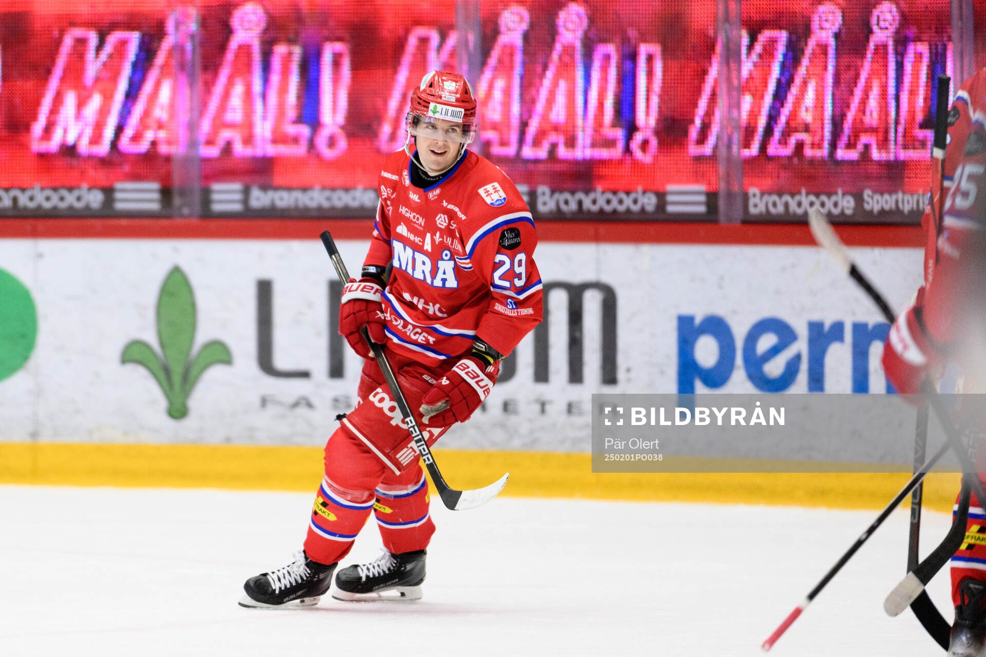 Timrås Filip Hållander jublar