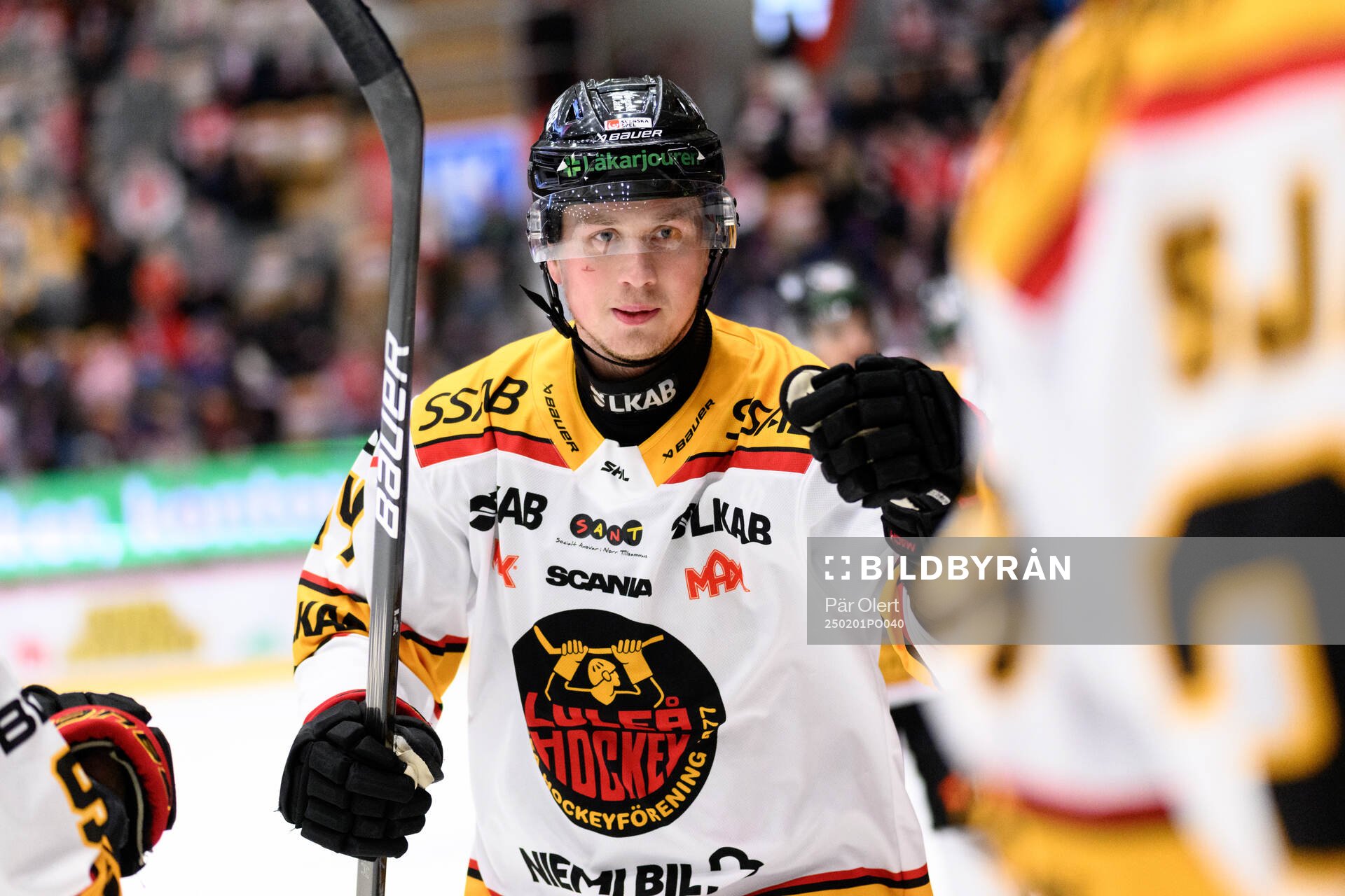 Luleås Jonas Berglund jublar