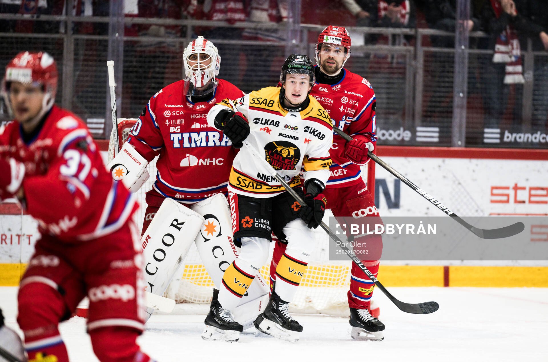 Luleås Pontus Andreasson och Timrås Emil Pettersson