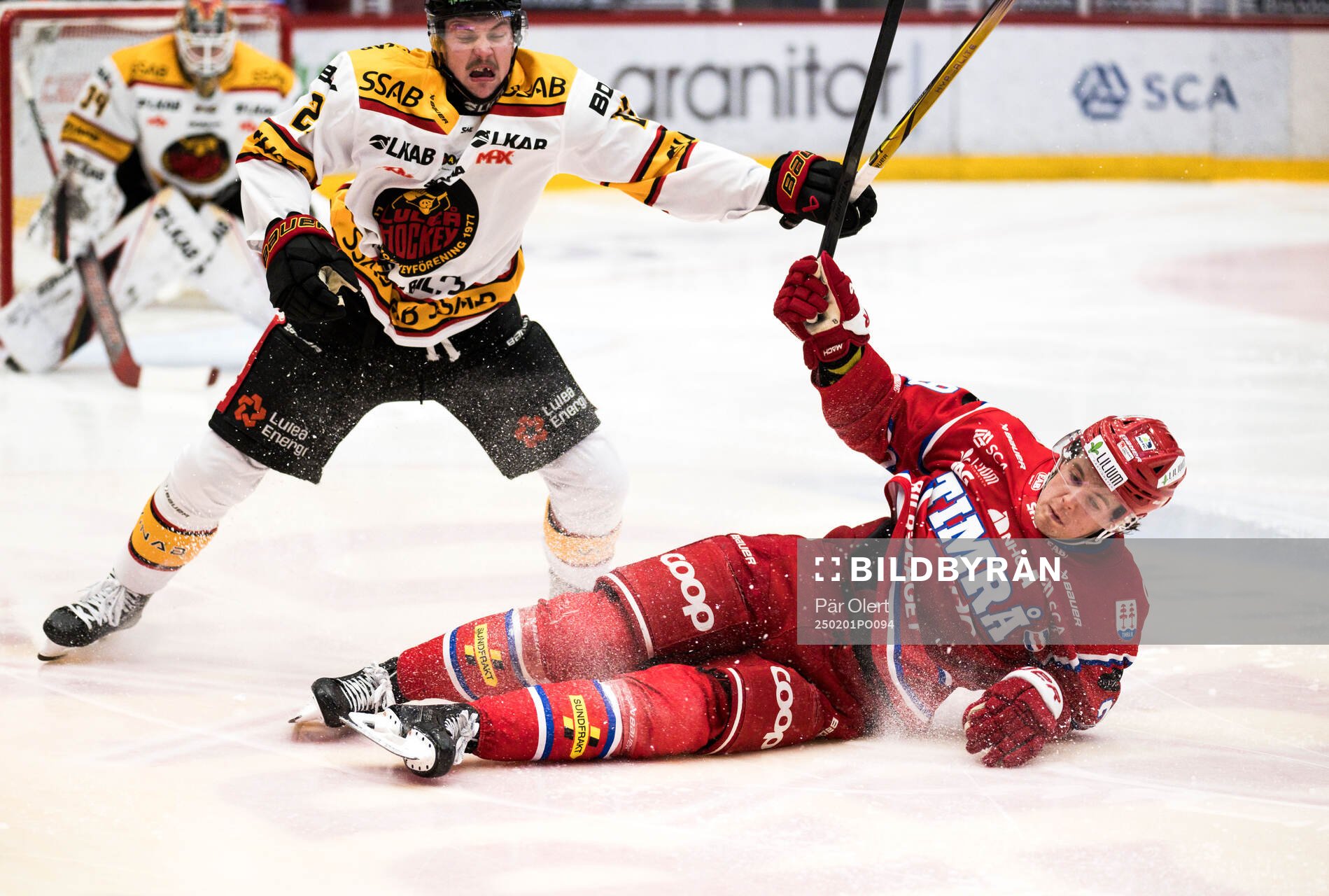 Luleås Oskari Laaksonen och Timrås Filip Hållander