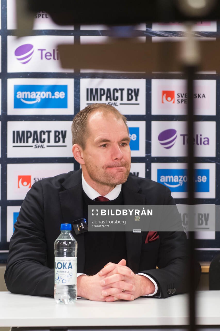 Färjestads tränare Thomas Mitell