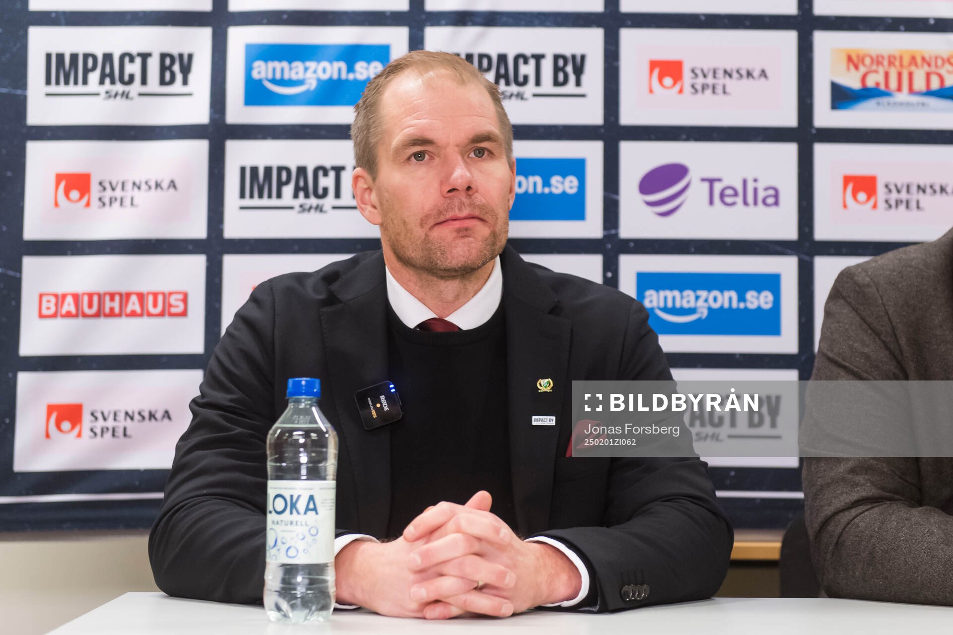 Färjestads tränare Thomas Mitell