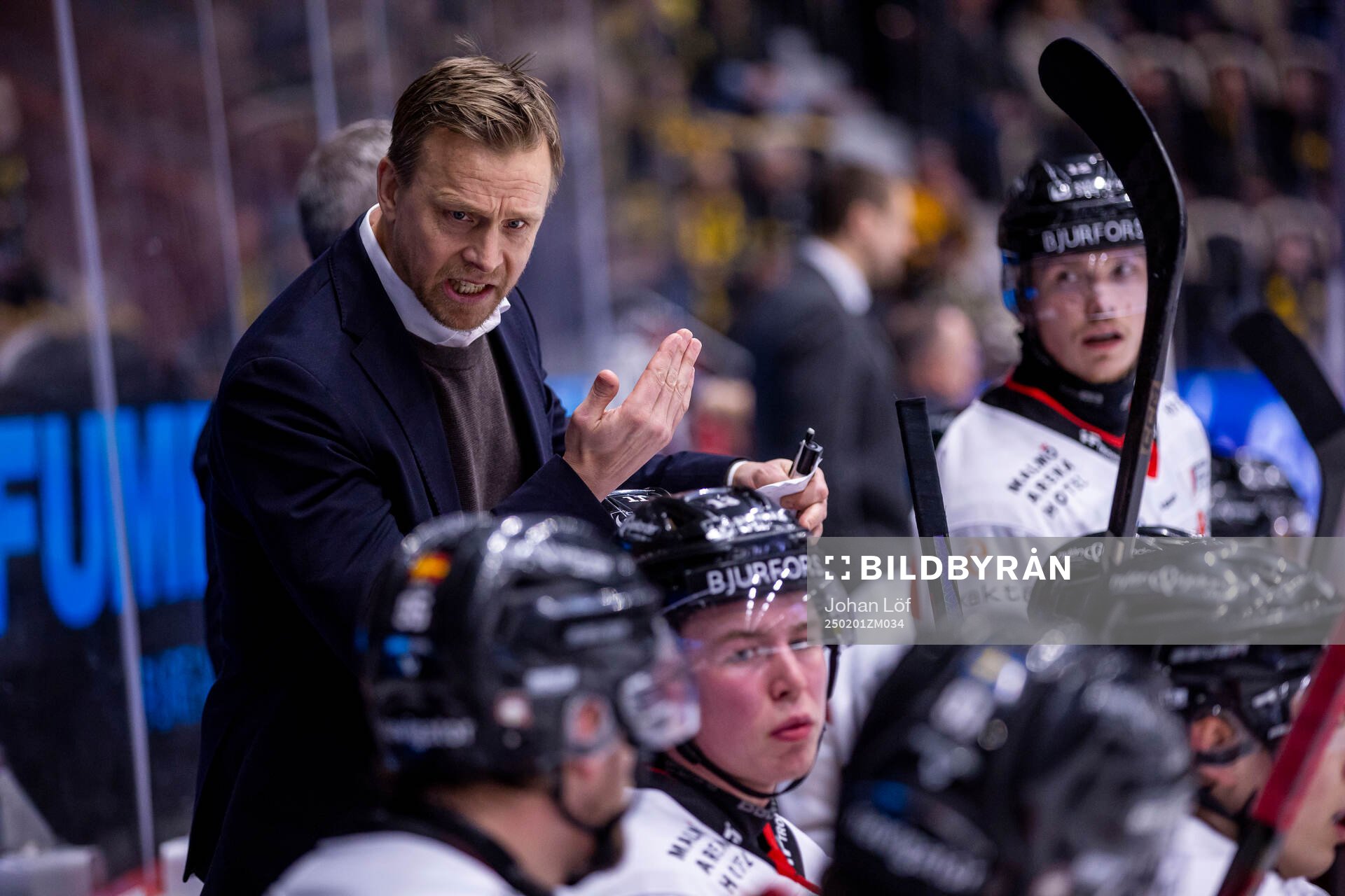 Malmö Redhawks tränare Bert Robertsson