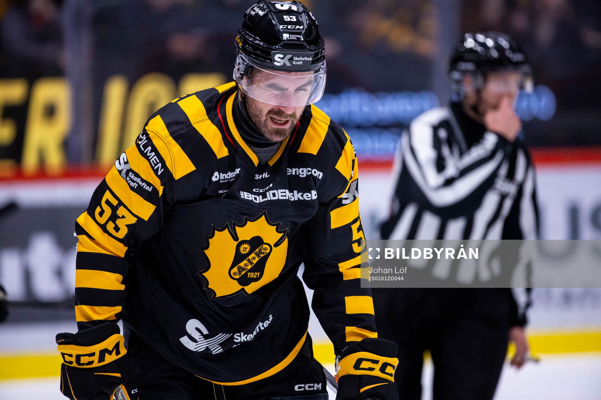 Skellefteås Luke Witkowski ont