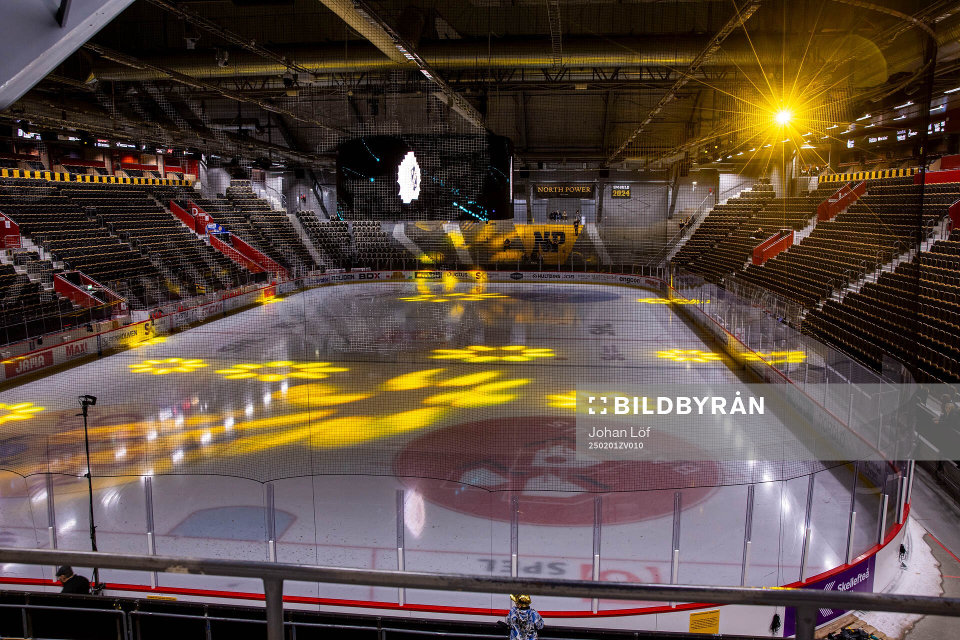 En tom Skellefteåkraft Arena
