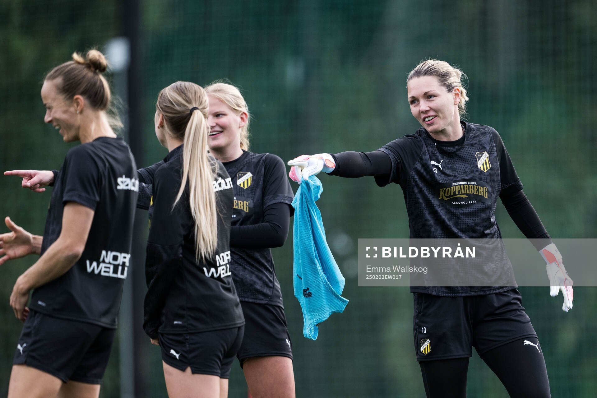 Häckens målvakt Jennifer Falk