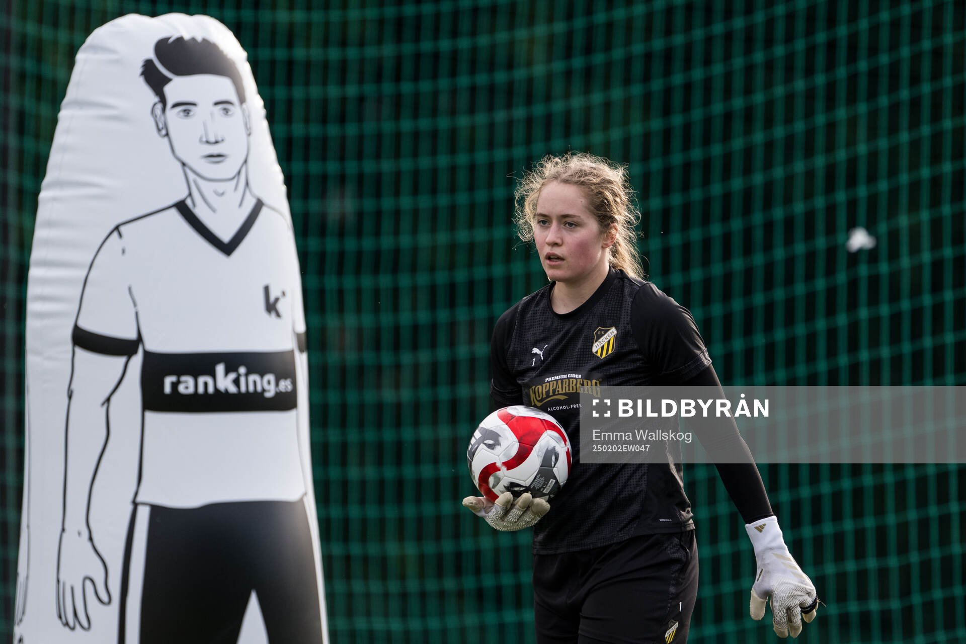 Häckens målvakt Fanney Birkisdottir