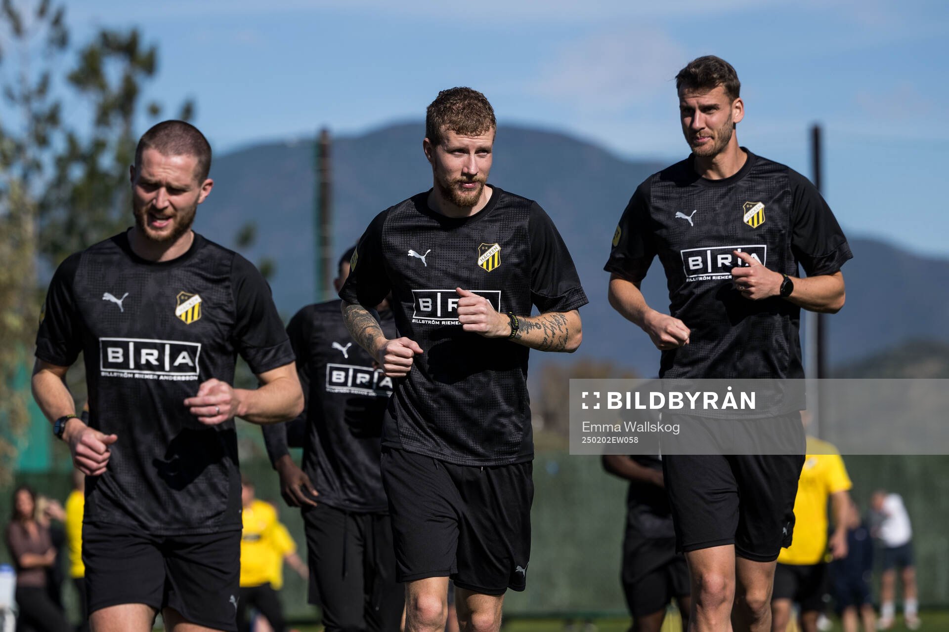 Häckens Adam Lundkvist, Simon Gustafson och Johan Hammar